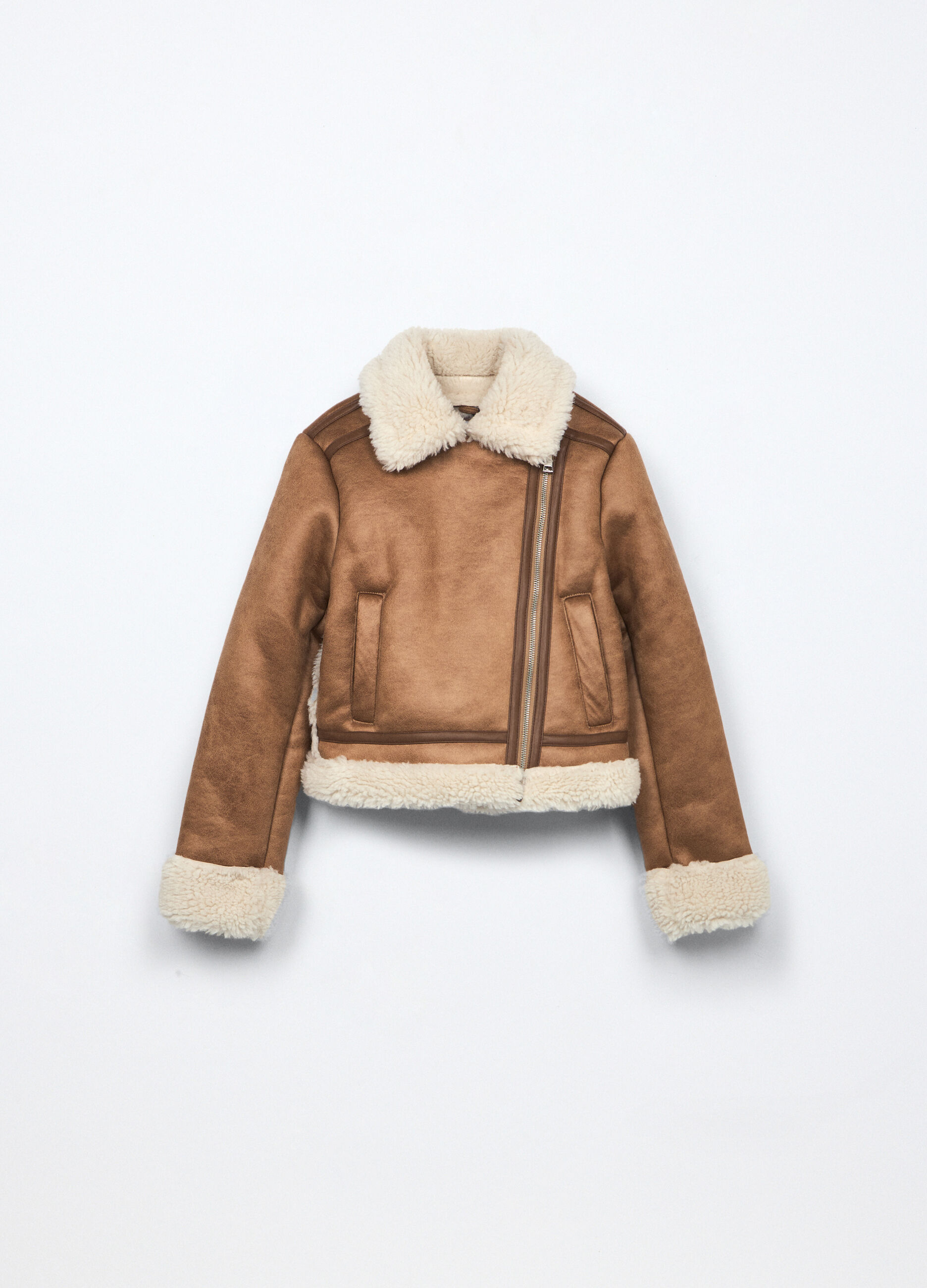 Eco montone full zip ragazza_0