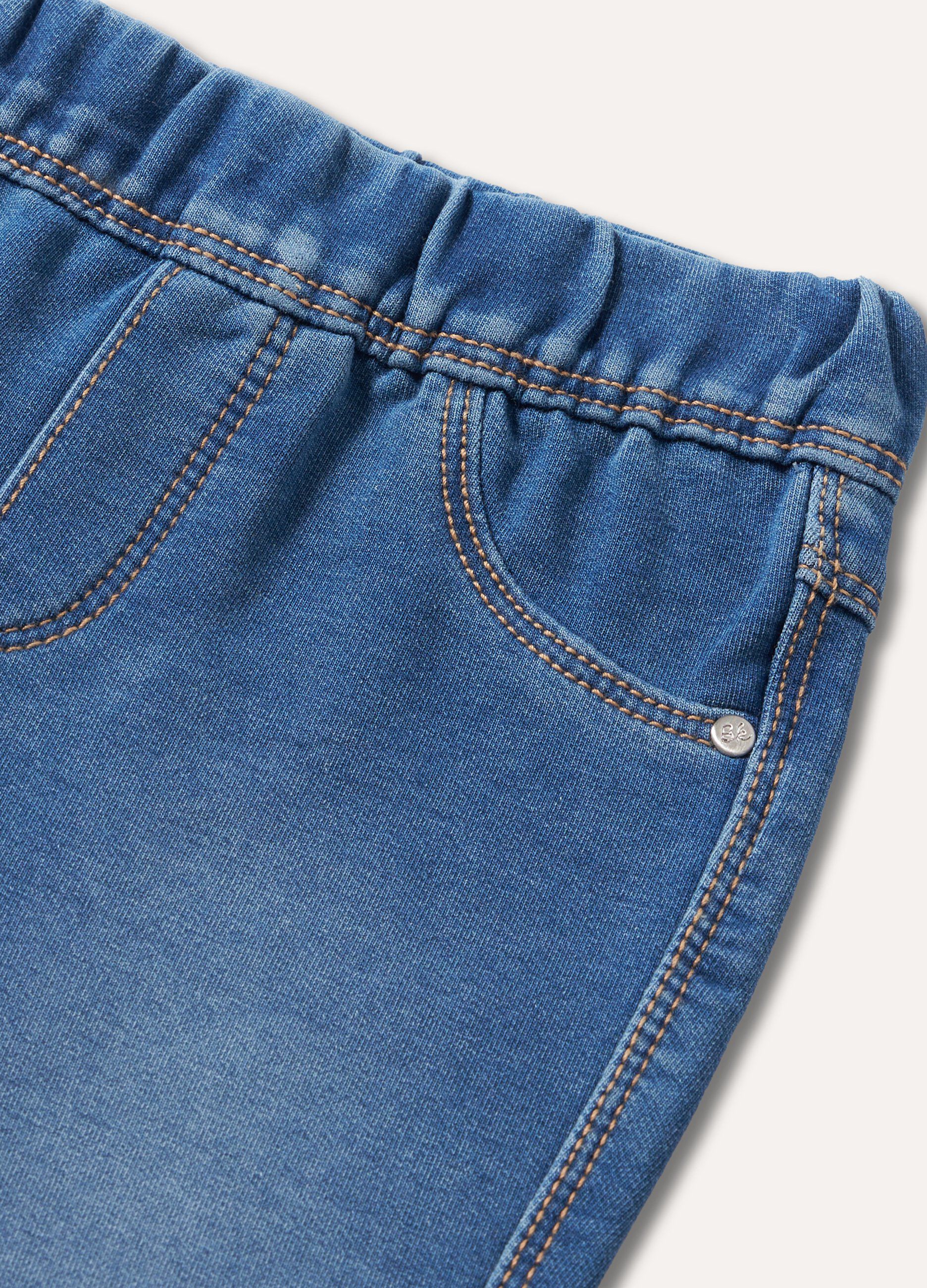 Jeggings in cotone stretch neonata_1