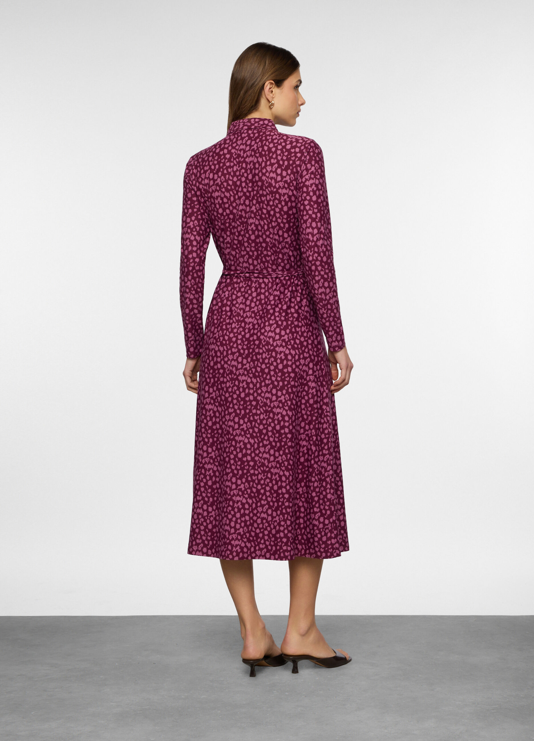 Vestito lungo in jersey stretch donna_1