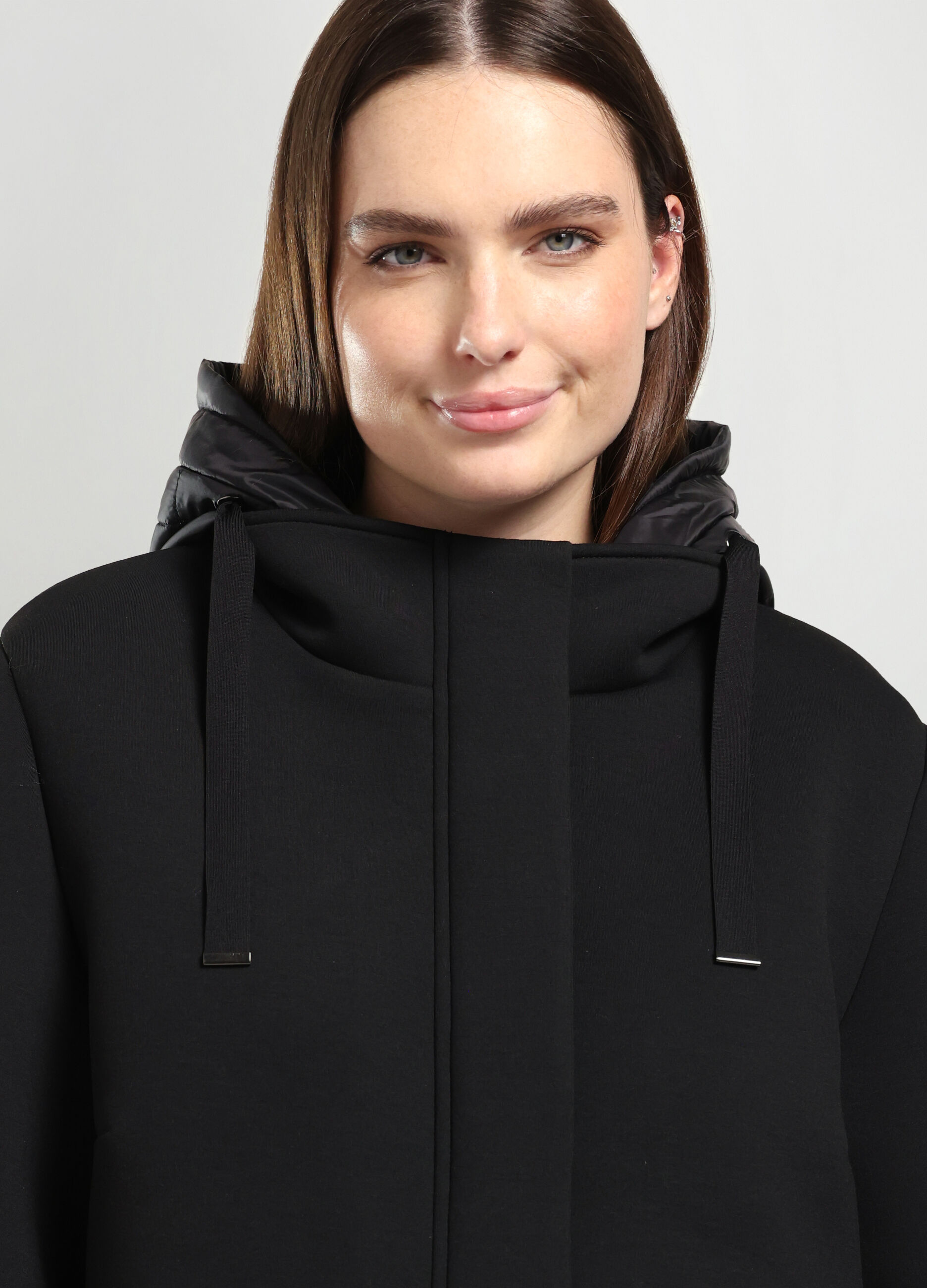 Giacca imbottita con cappuccio donna curvy_2