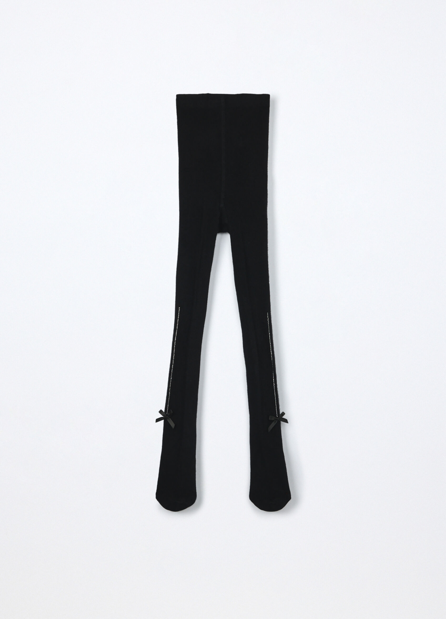 Collant in viscosa di bamboo stretch bambina _0