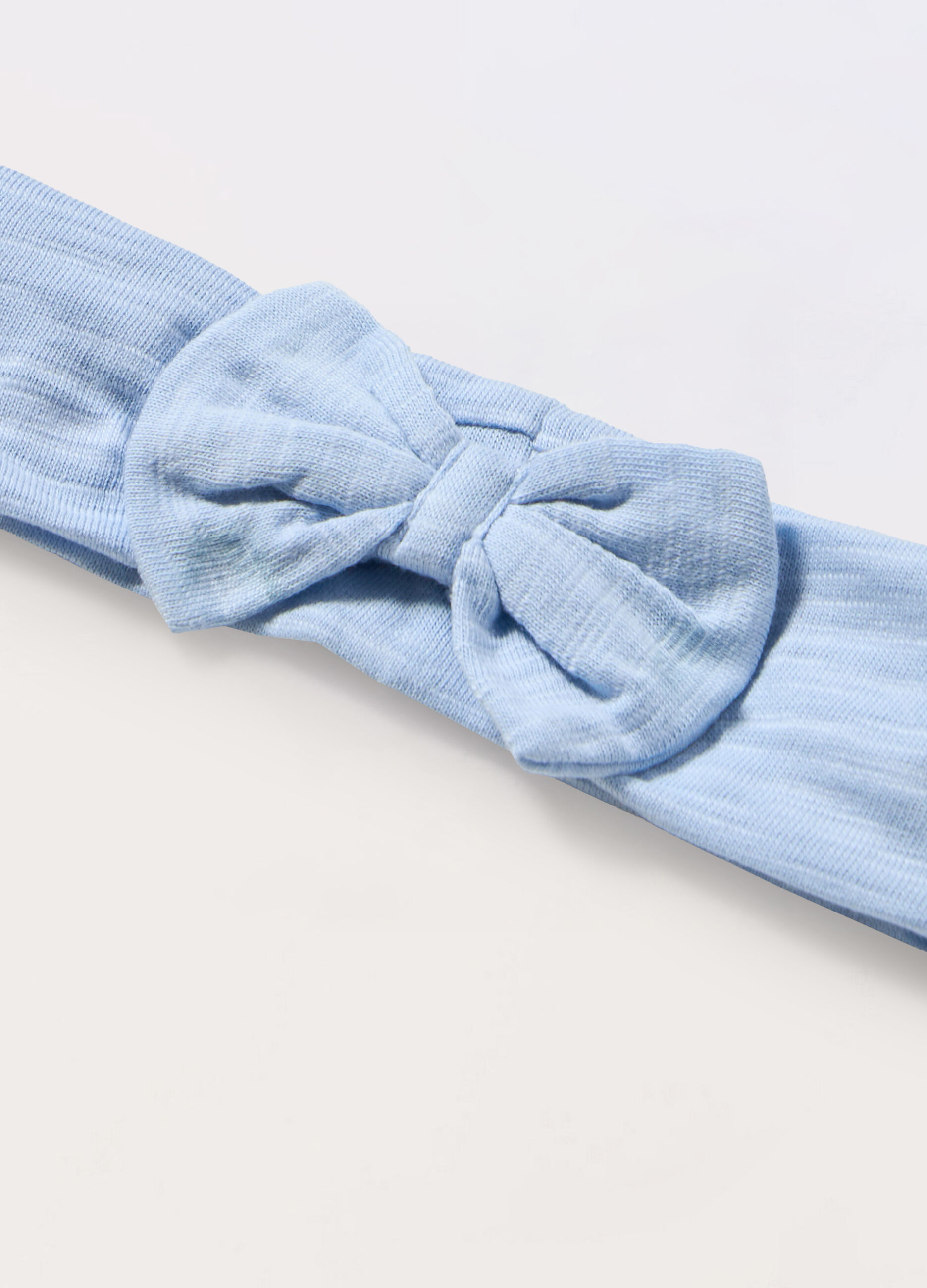 Fascetta per capelli in jersey di cotone stretch neonata_1