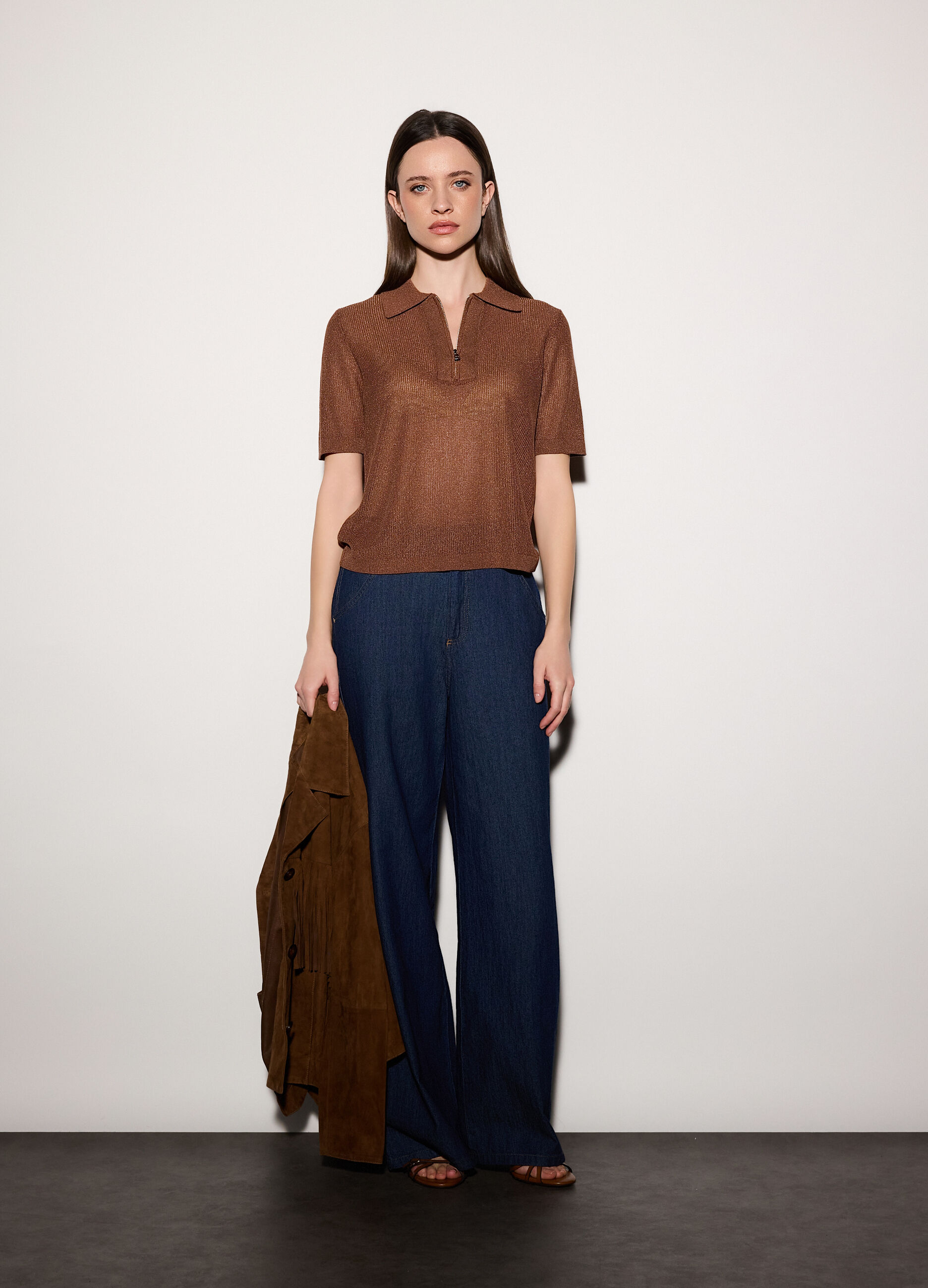 Polo in costina donna_0