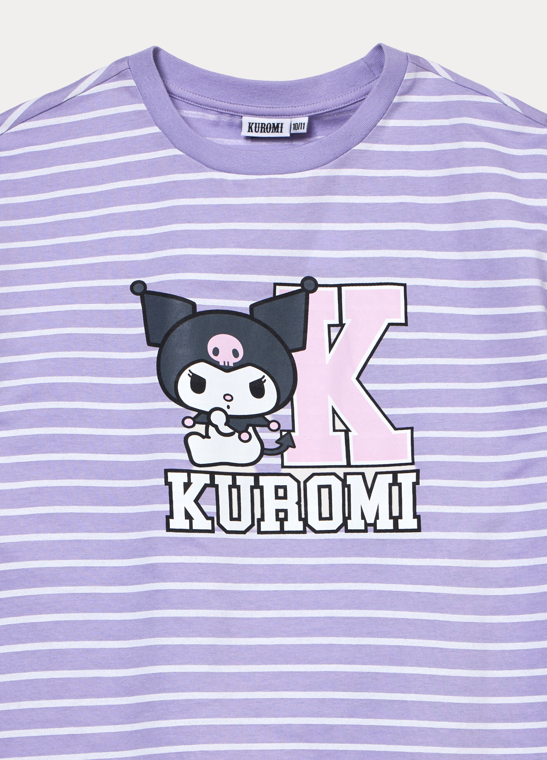 Camicia da notte Kuromi in jersey di puro cotone ragazza_2
