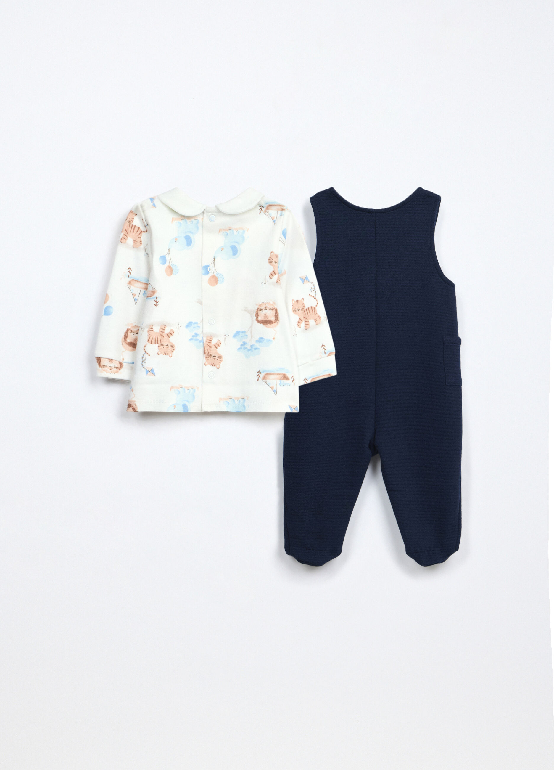 Set salopette + t-shirt neonato_1