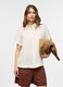 Camicia Fit Regular con colletto alla francese in puro lino donna_0