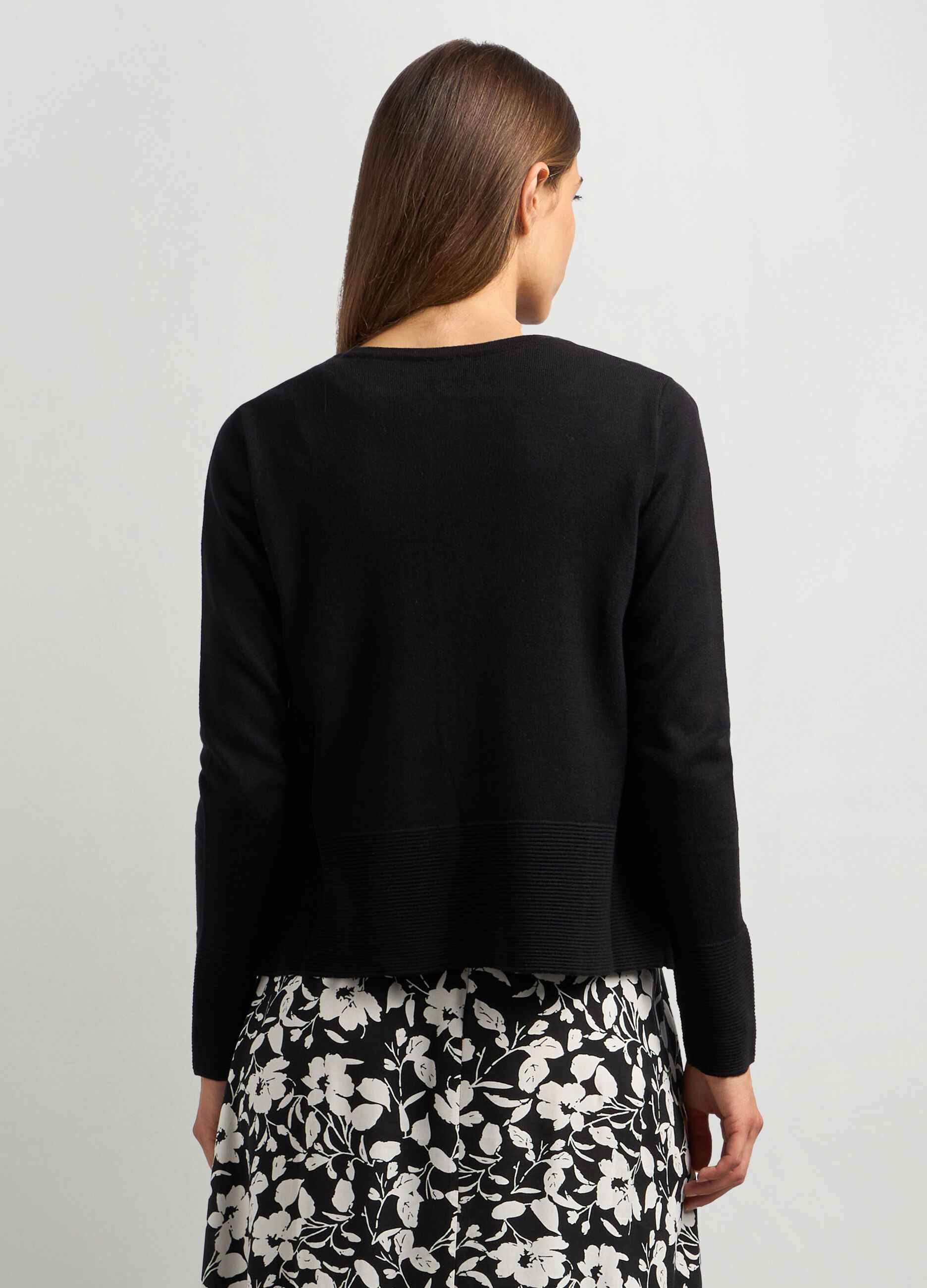Cardigan in misto cotone donna_1