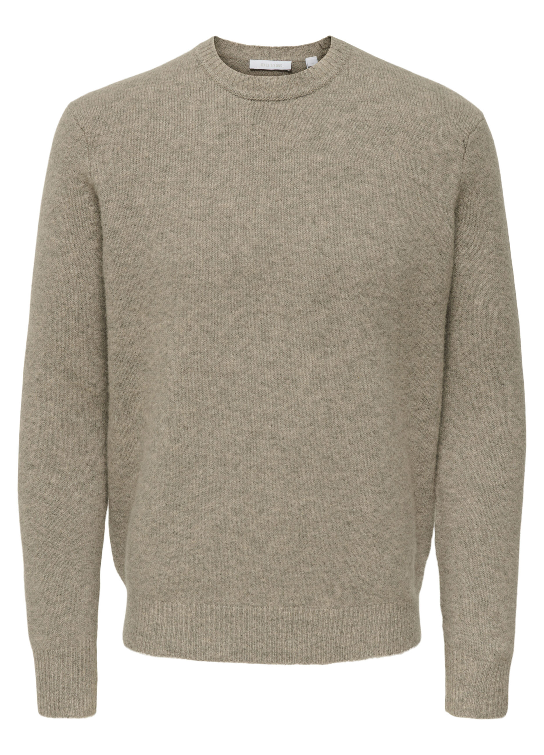 Maglione girocollo con filato m&eacute;lange uomo_5