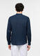 Camicia regular fit con collo coreano in lino uomo_1