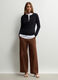 Pantaloni Fit Straight stretch donna_0