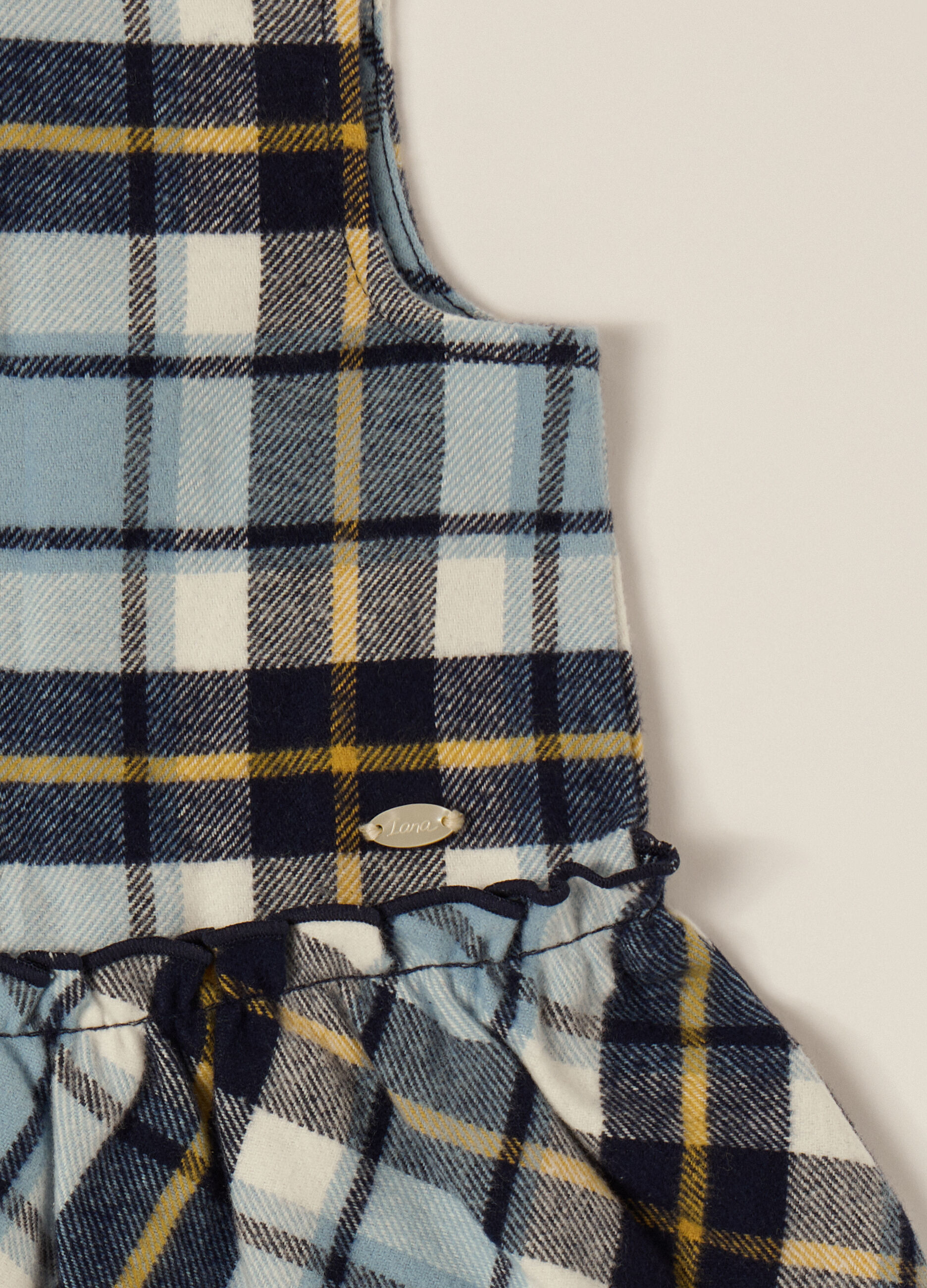 Abito azzurro in misto cotone_2