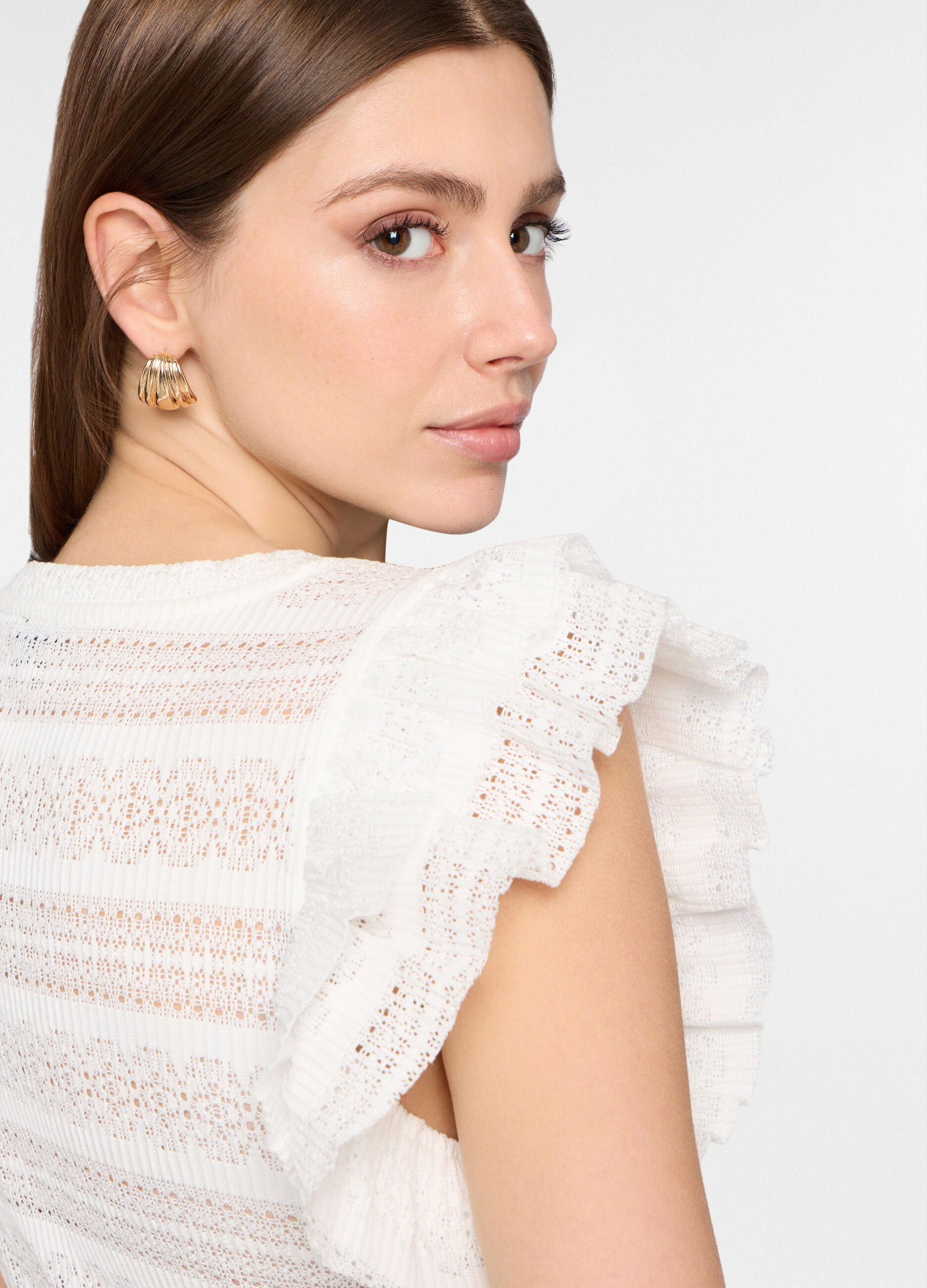 Canotta girocollo stretch donna_2