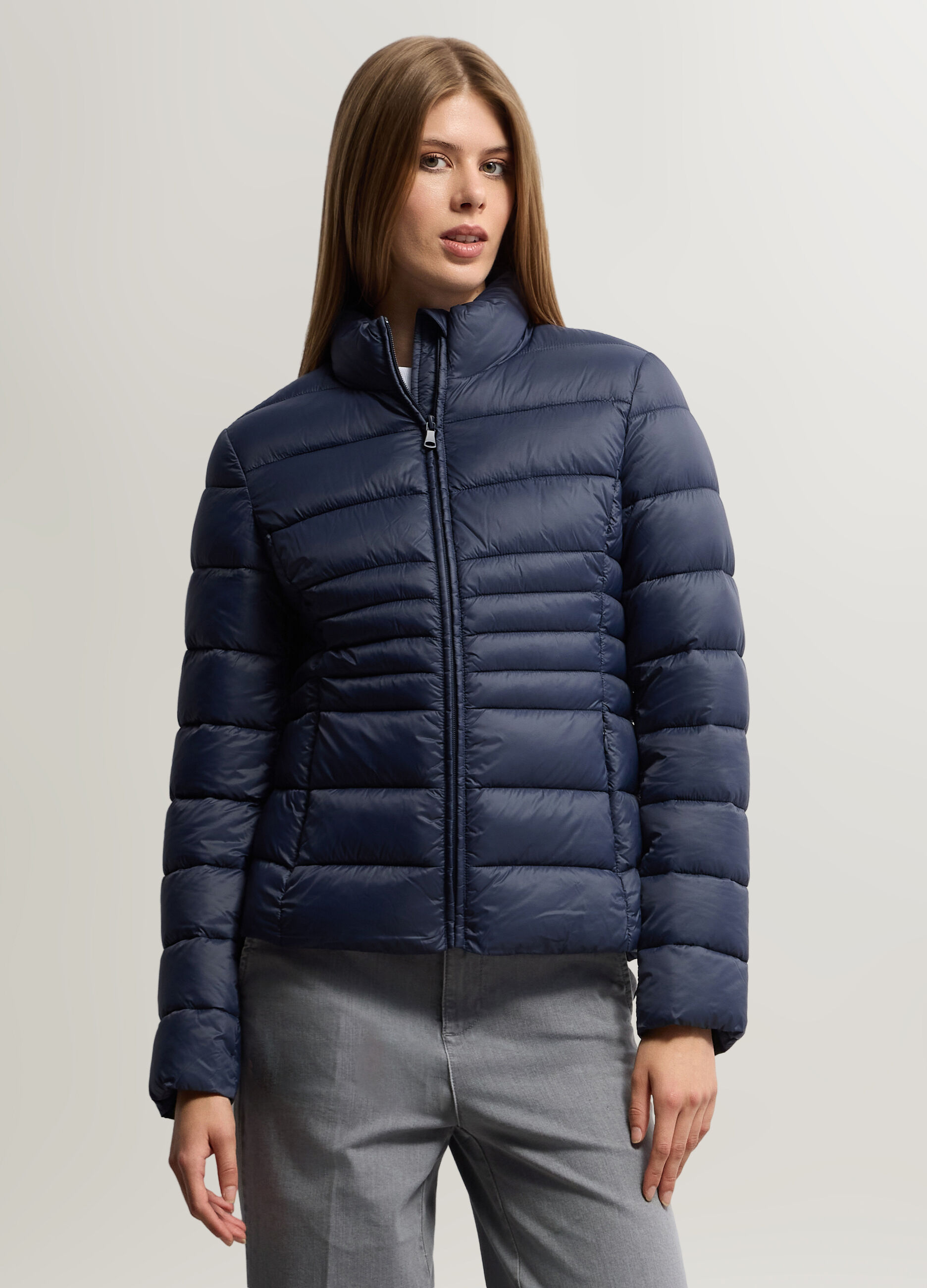 Giubbino imbottito full zip donna_0