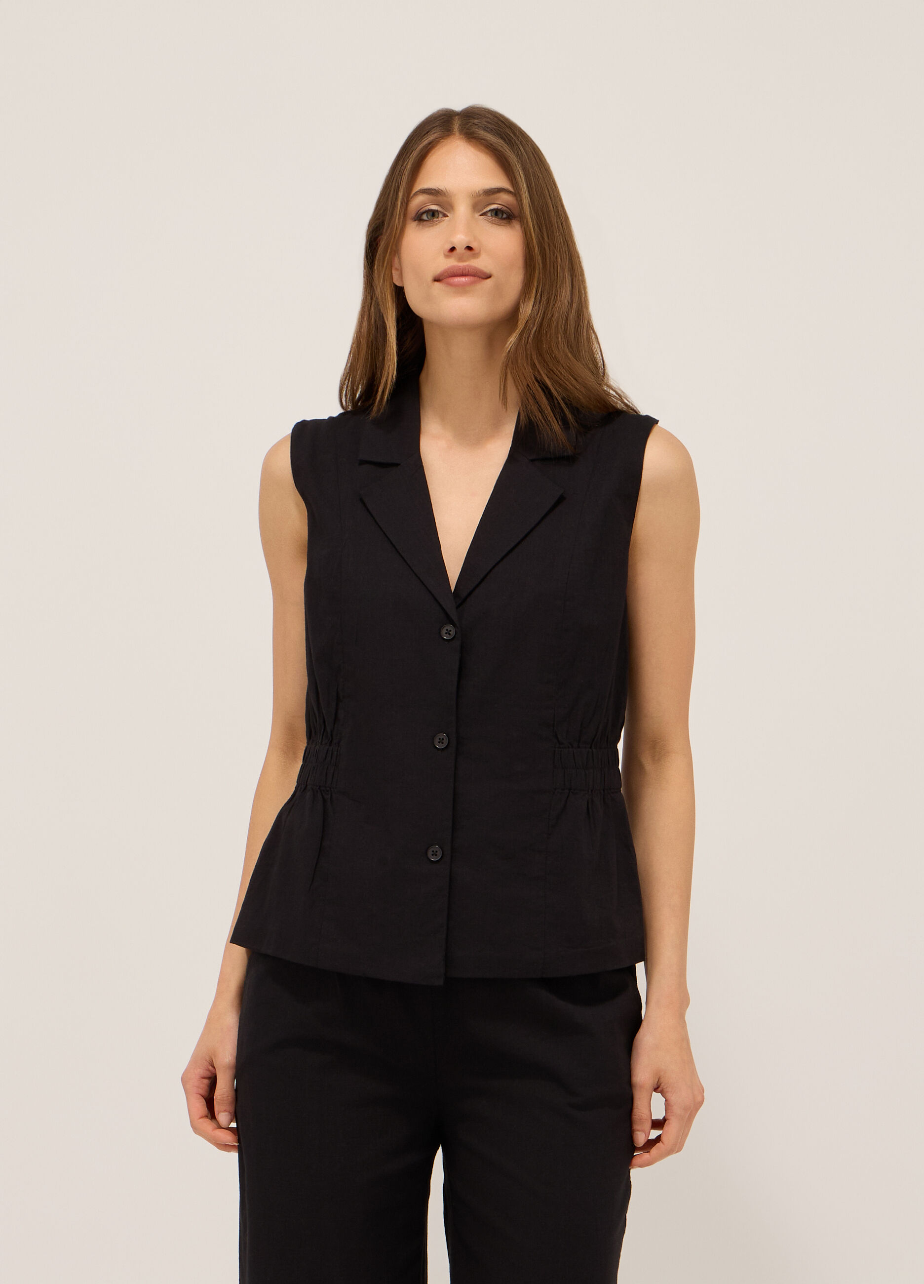 Gilet in puro cotone donna_0
