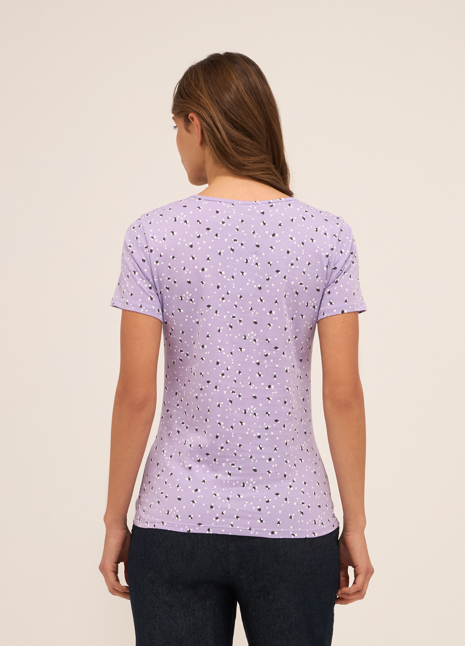 T-shirt in puro cotone donna_1