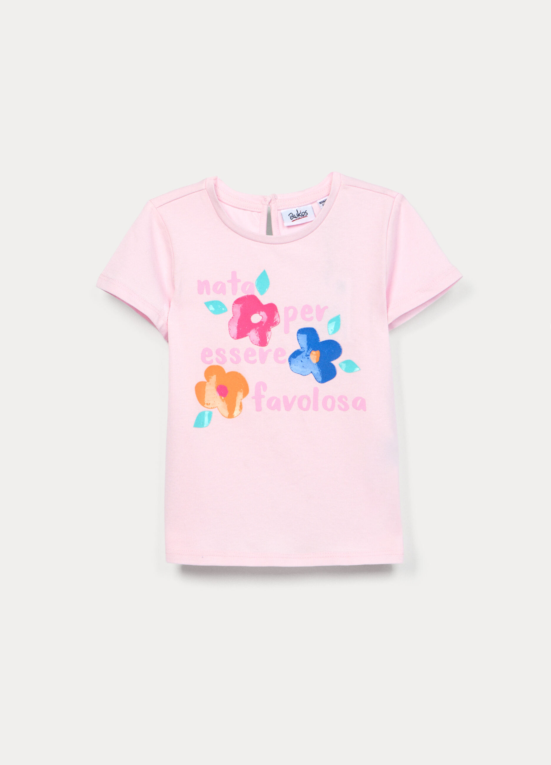 T-shirt in jersey di puro cotone bimba_0