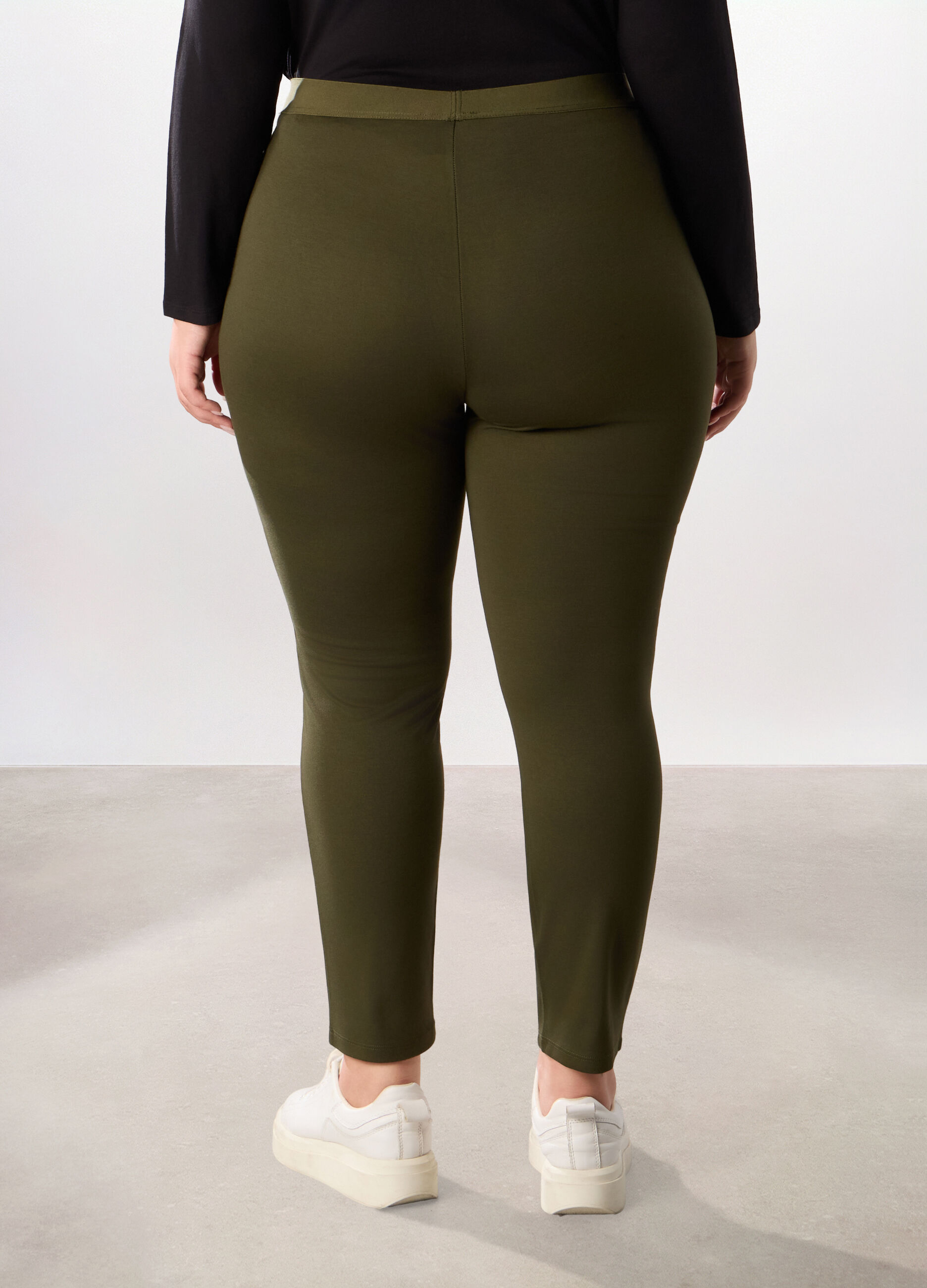 Pantaloni in misto viscosa donna curvy_1