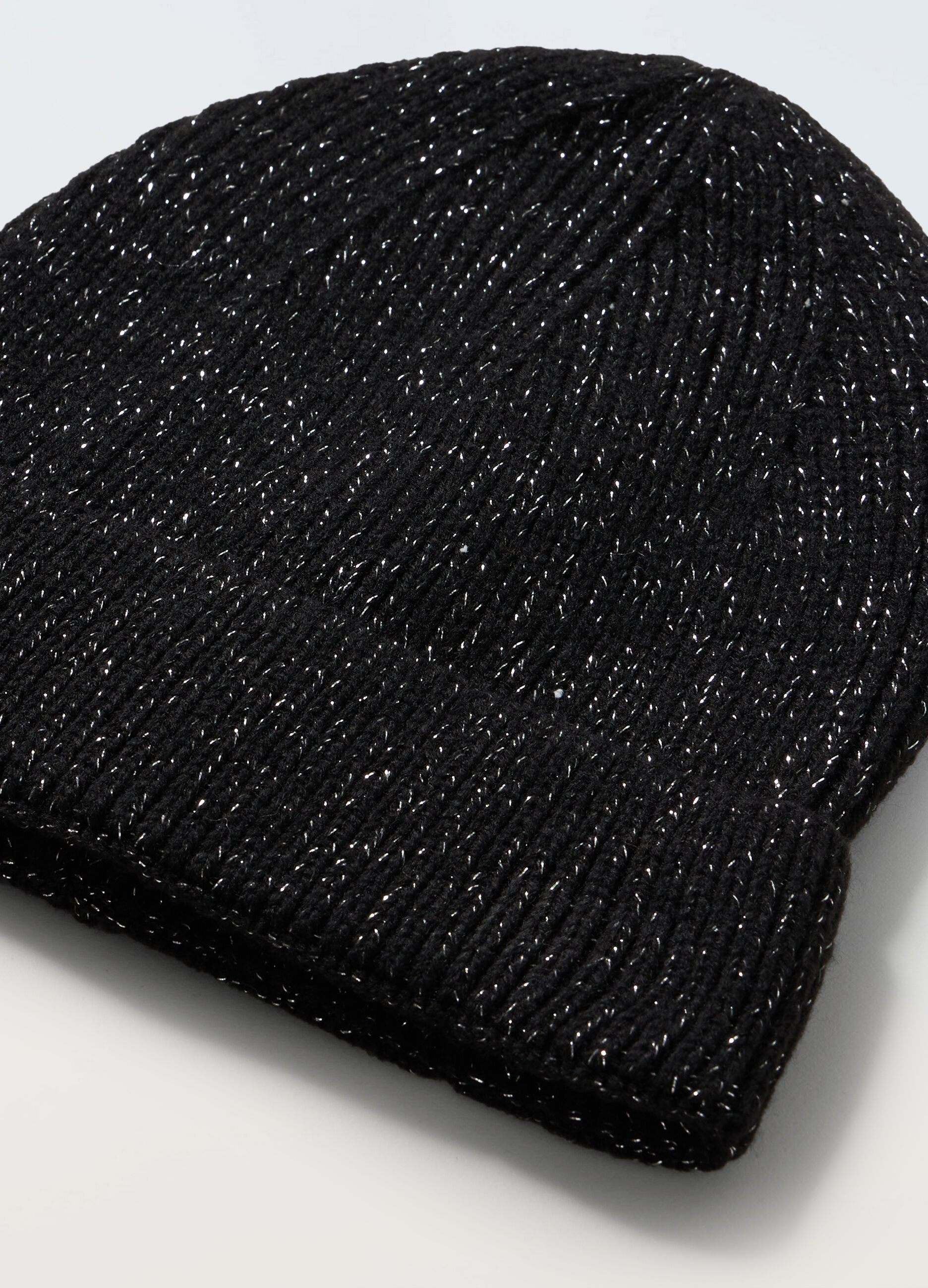 Berretto con filo lurex donna_1