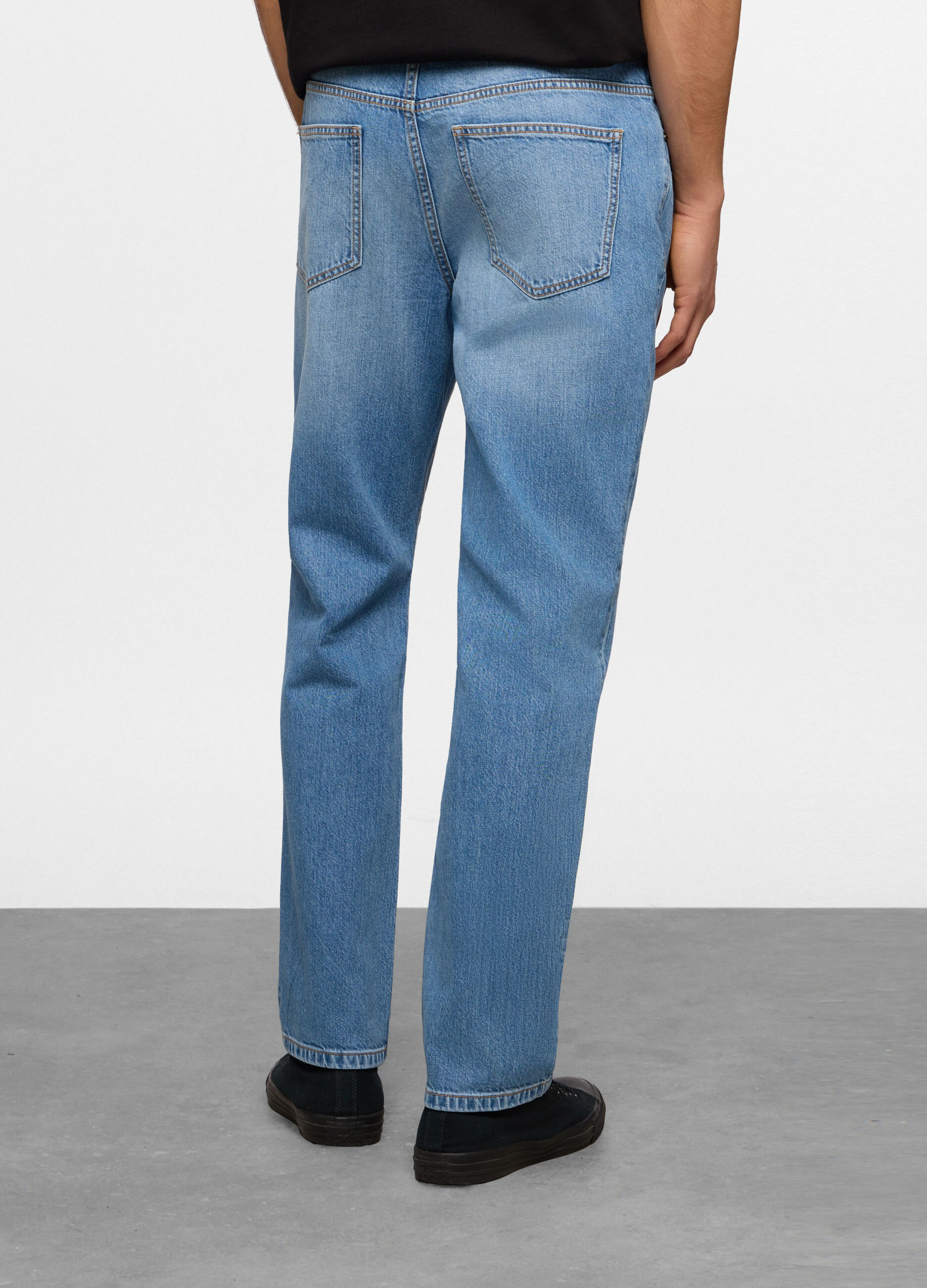 Jeans 5 tasche slim fit in denim stretch uomo_1