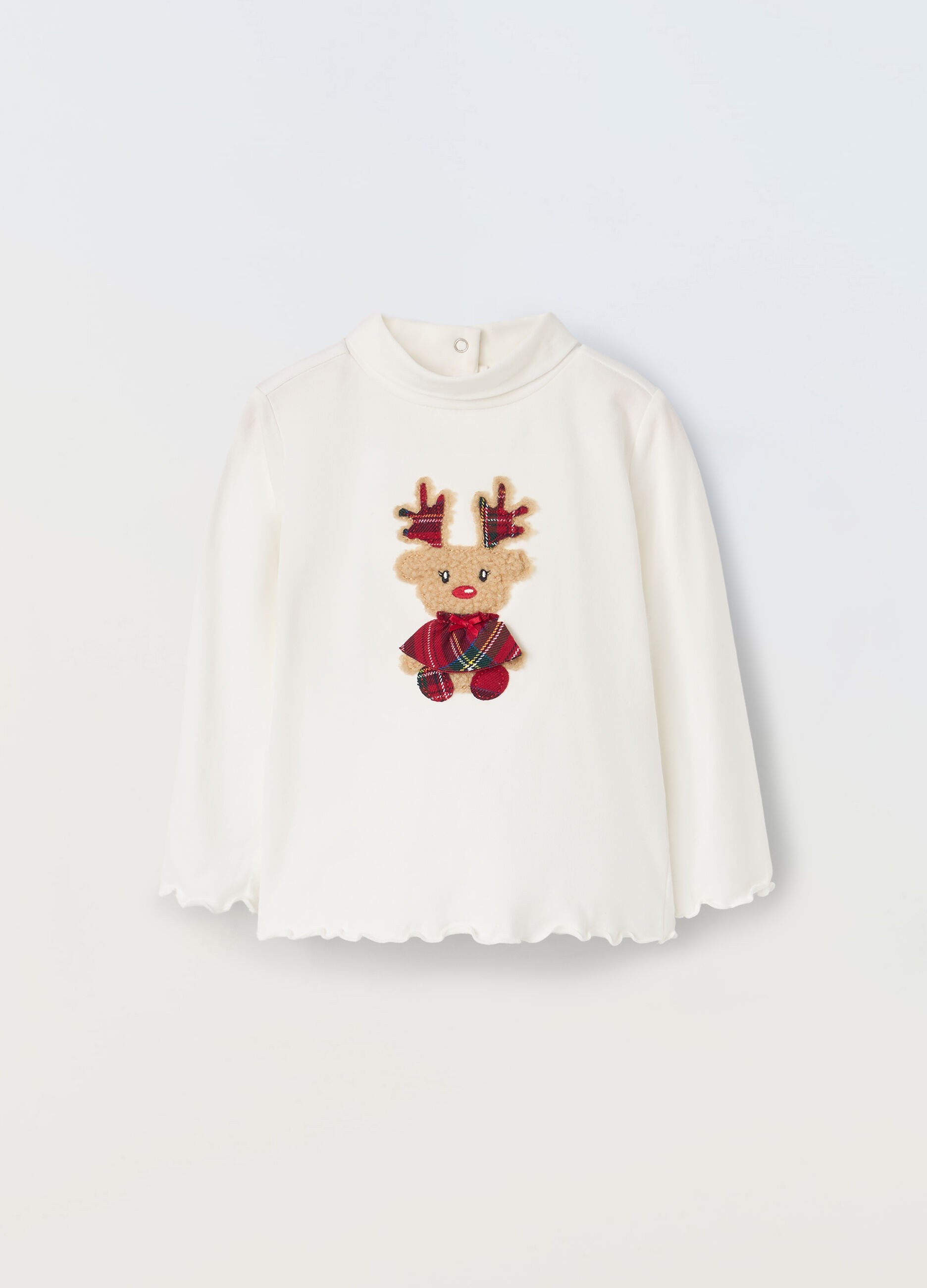 Lupetto in cotone stretch neonata_0