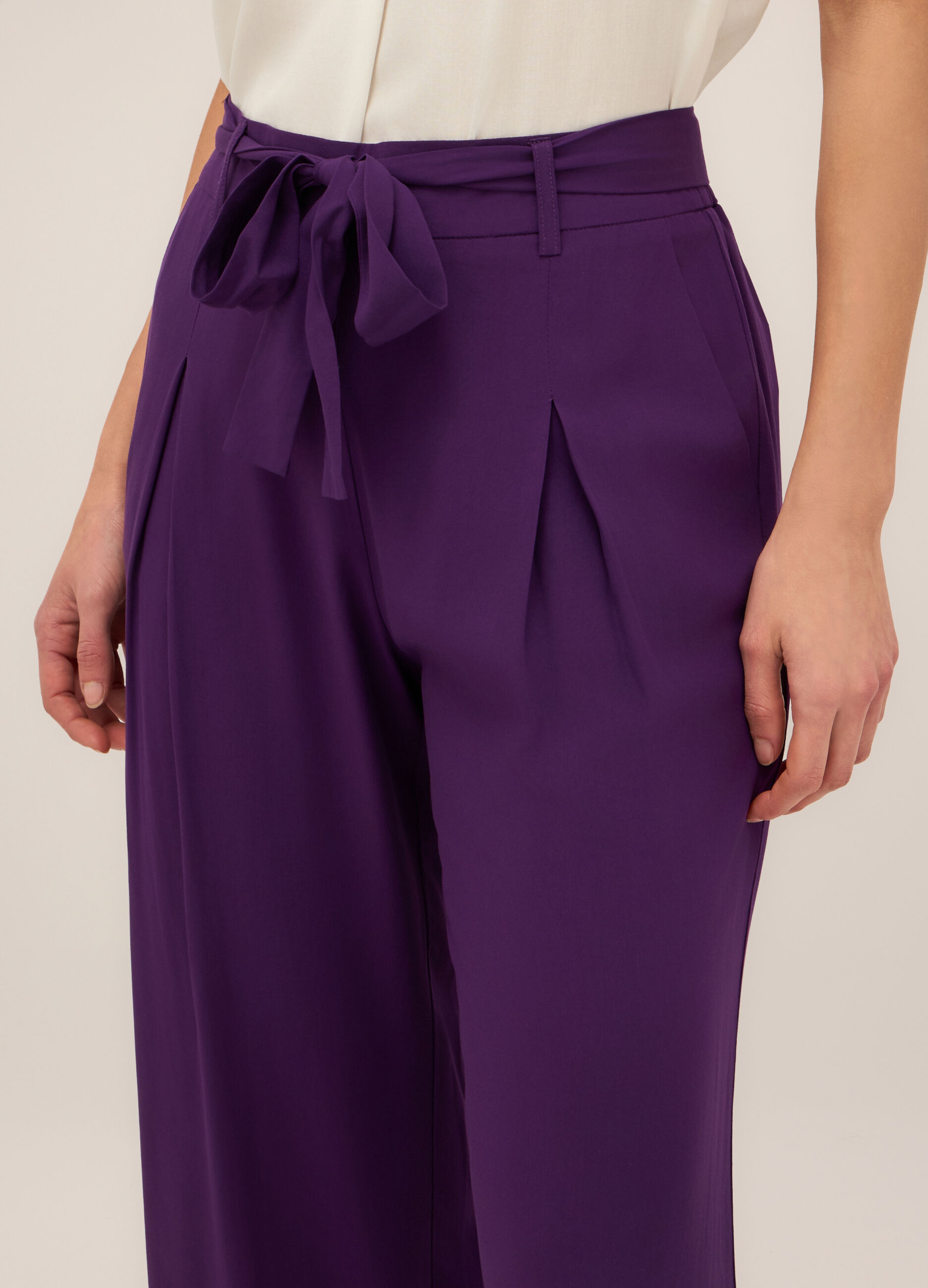 Pantaloni in pura viscosa donna_2