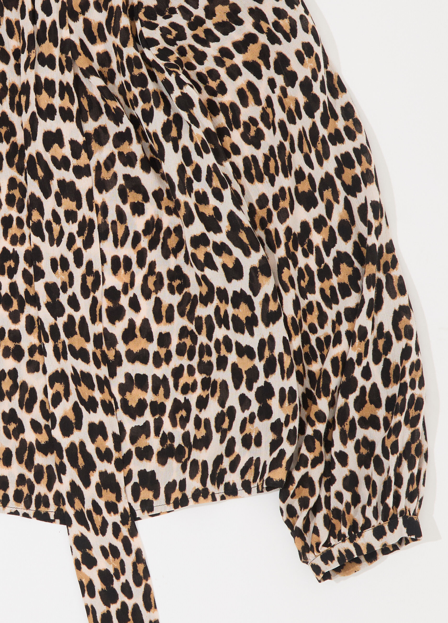 Blusa in viscosa crêpe animalier donna_6