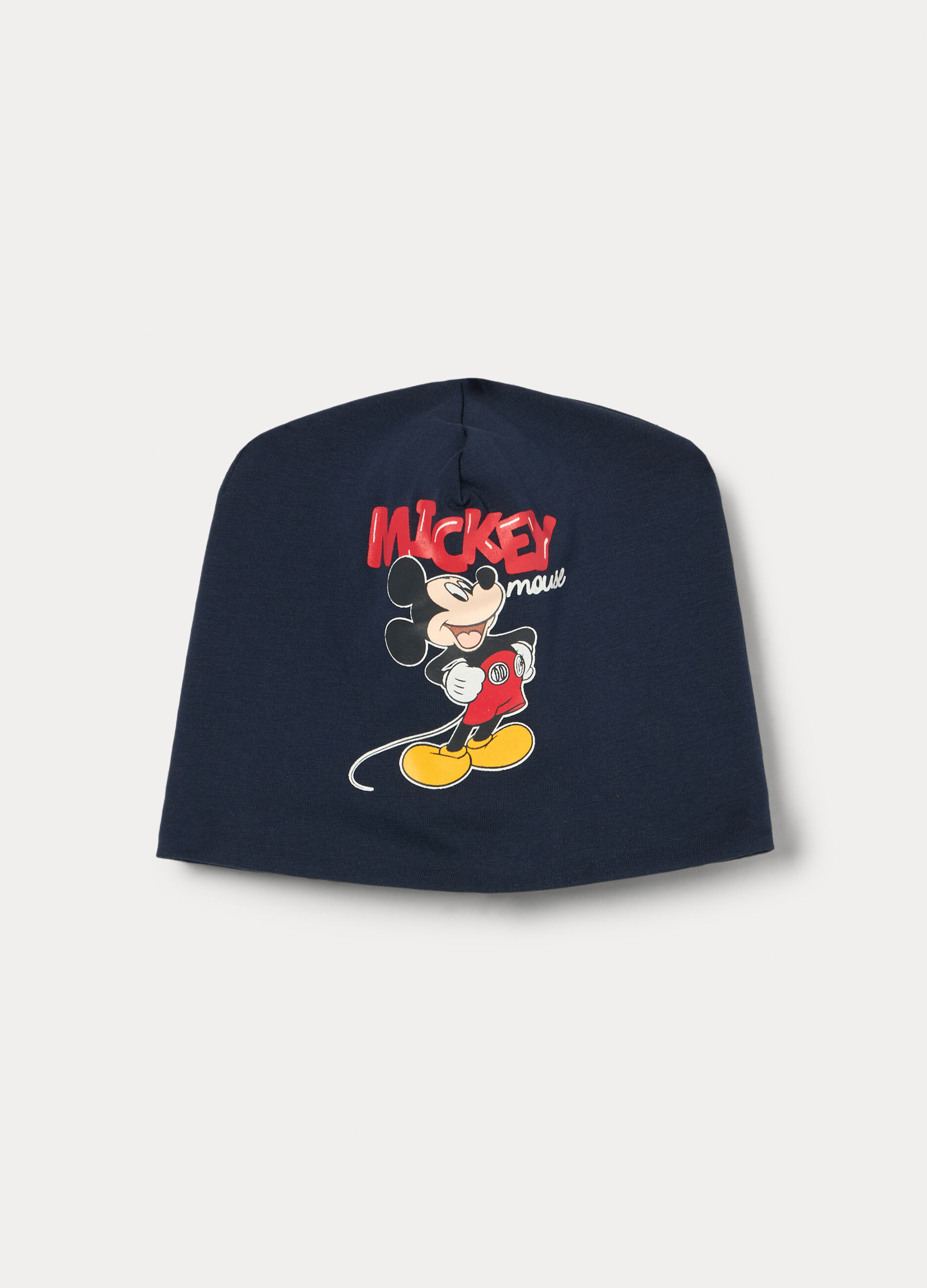 Berretto Disney in french terry di cotone stretch neonato_0