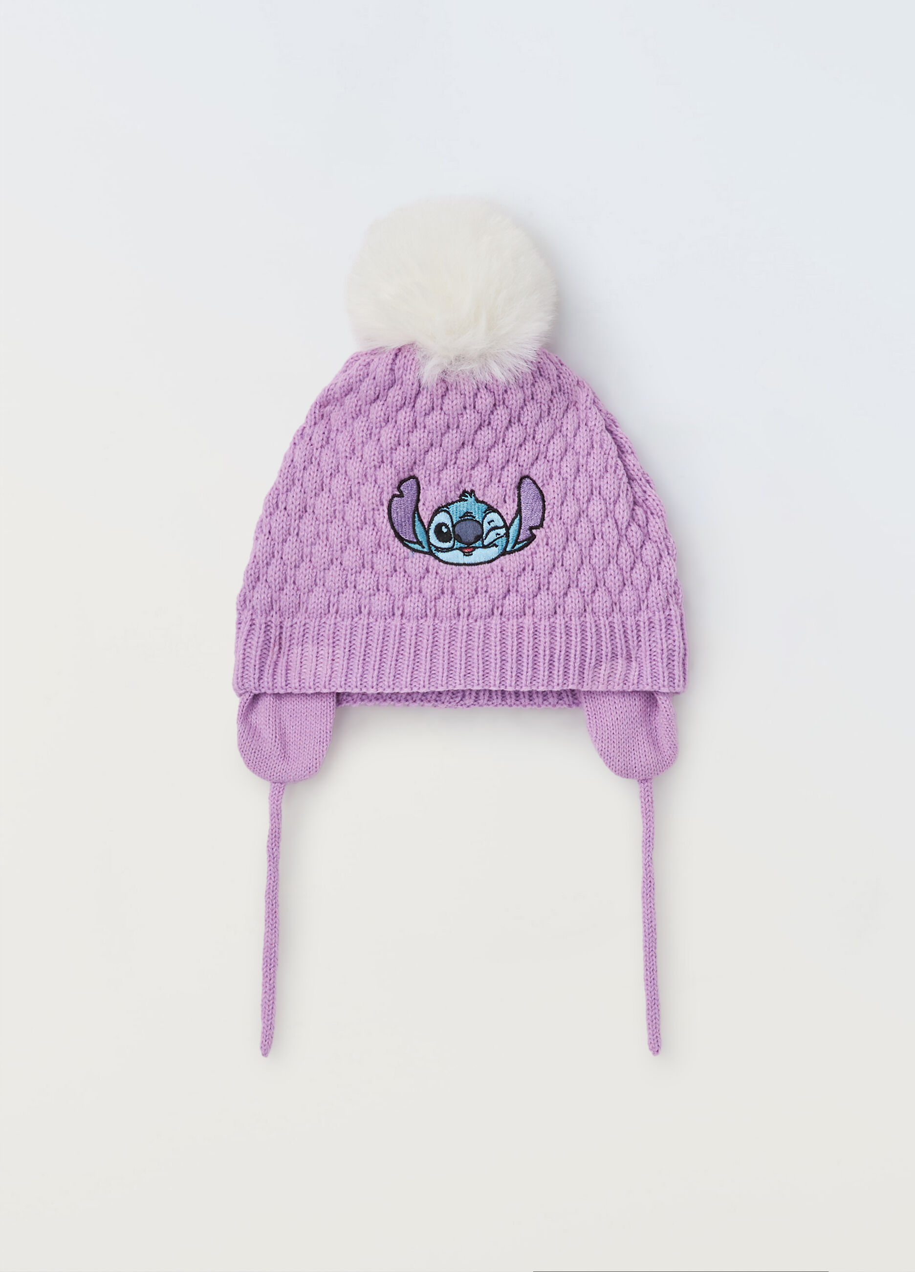 Berretto tricot con pon pom_0
