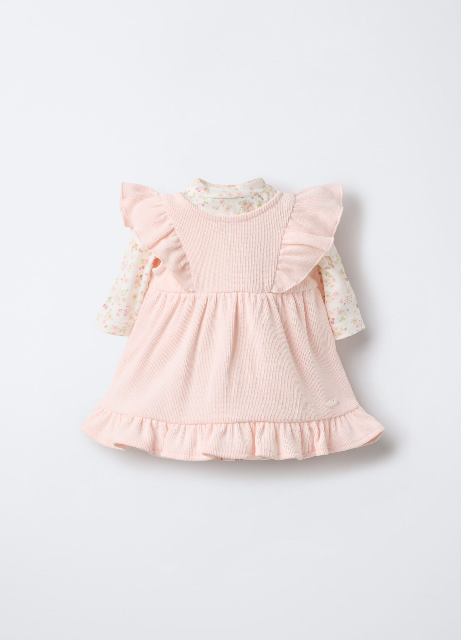 Set composto da t-shirt e vestito neonata_0