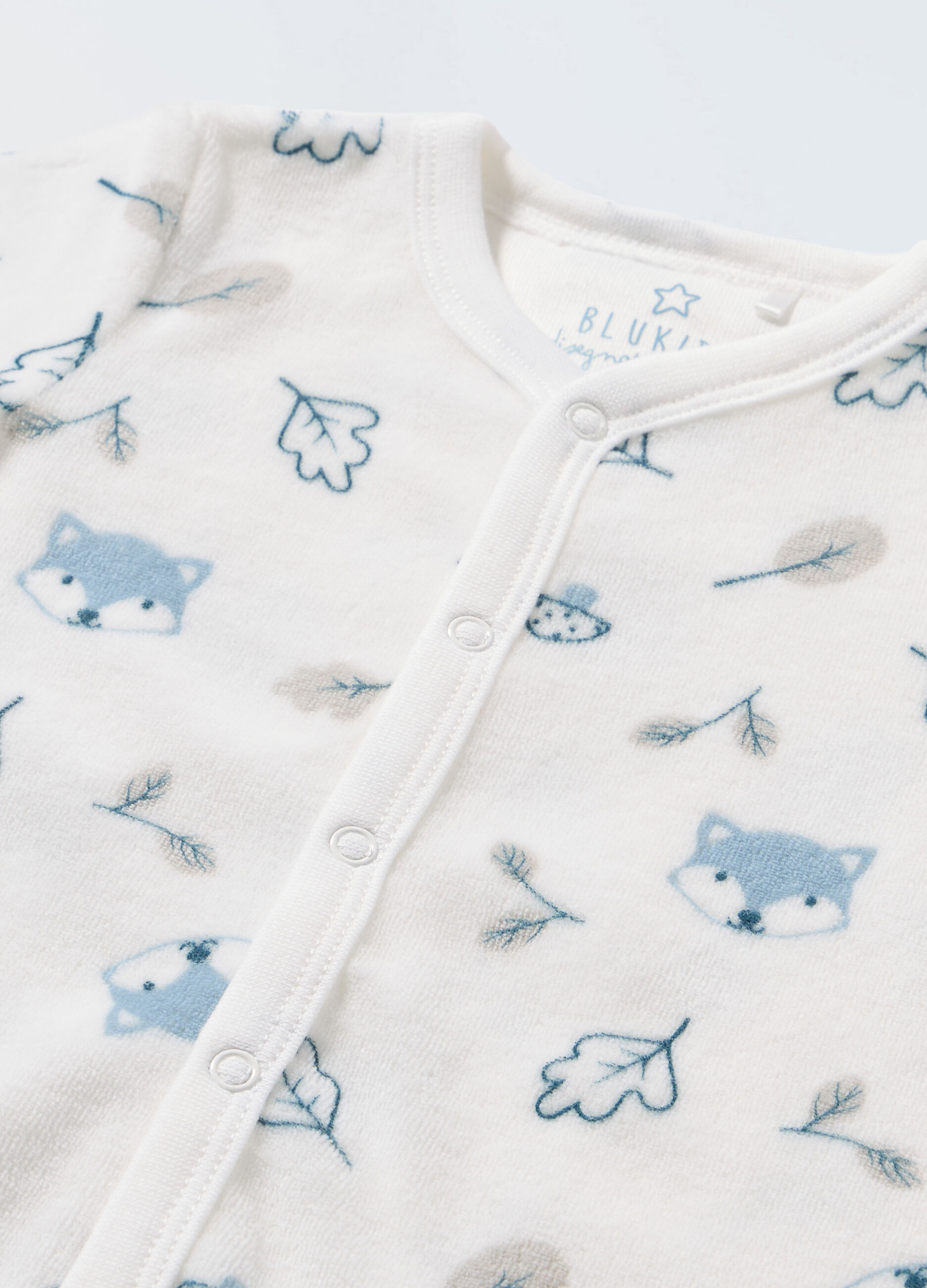 Tutina velour misto cotone neonato_1