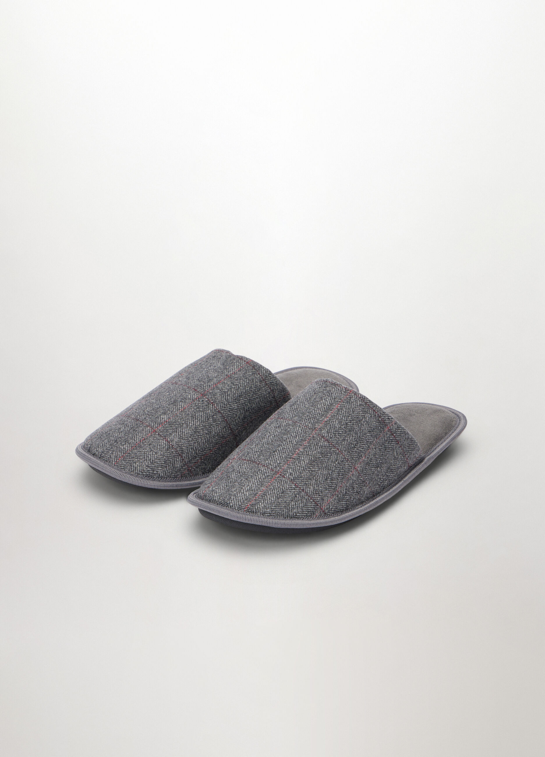 Pantofole con motivo chevron uomo_1