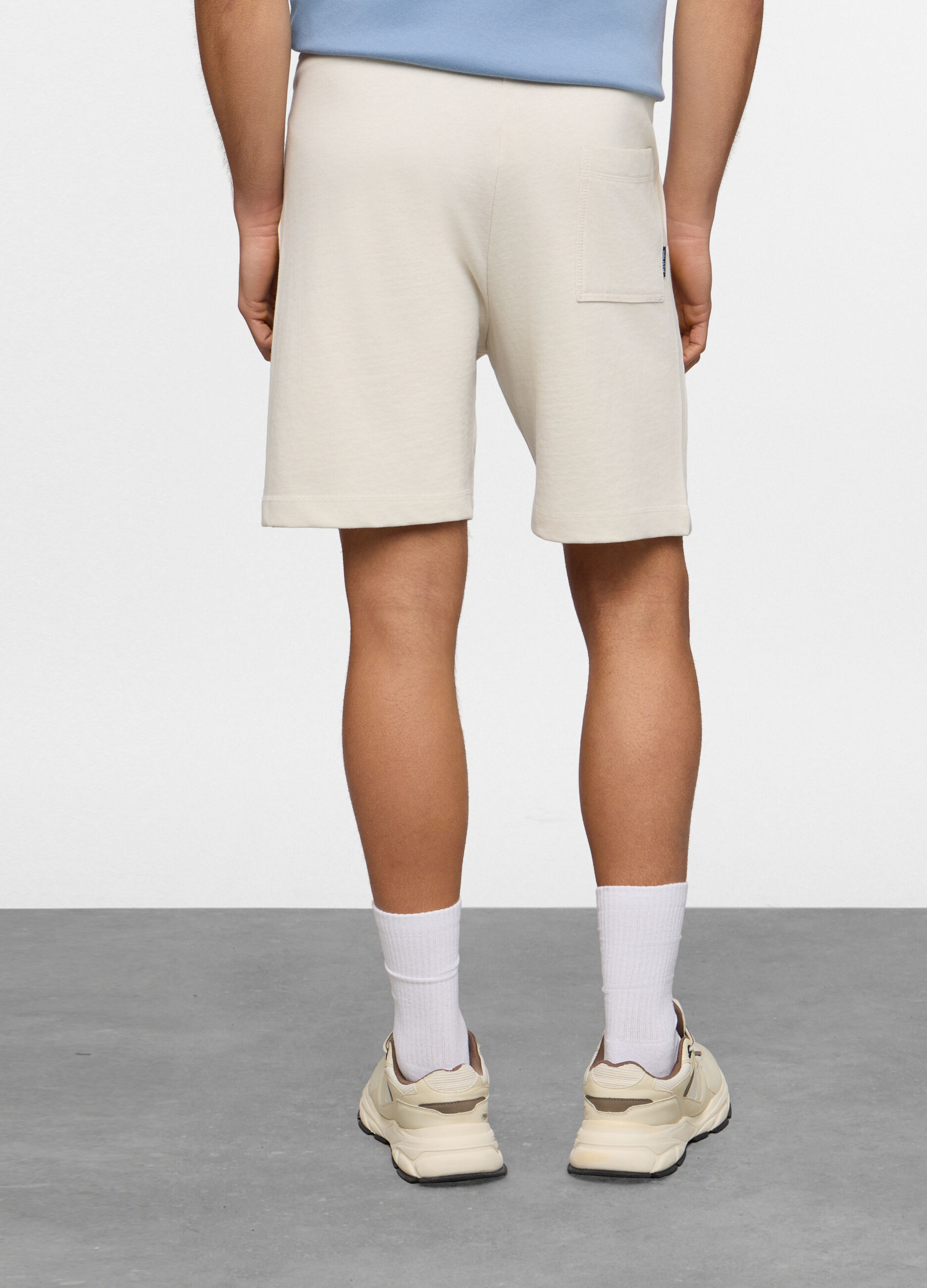 Pantaloncini in felpa di cotone uomo_1