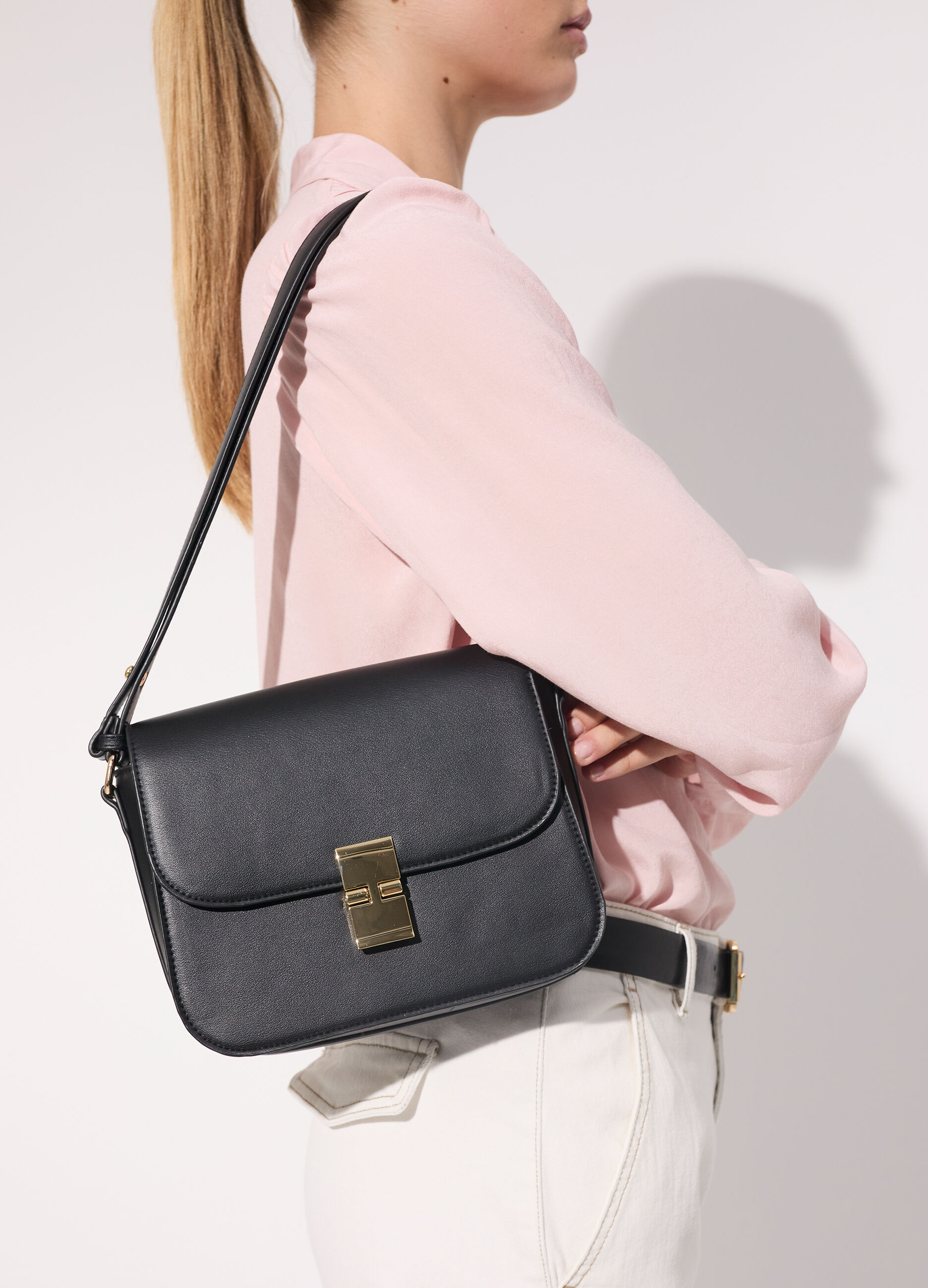Pochette a spalla in ecopelle donna_1