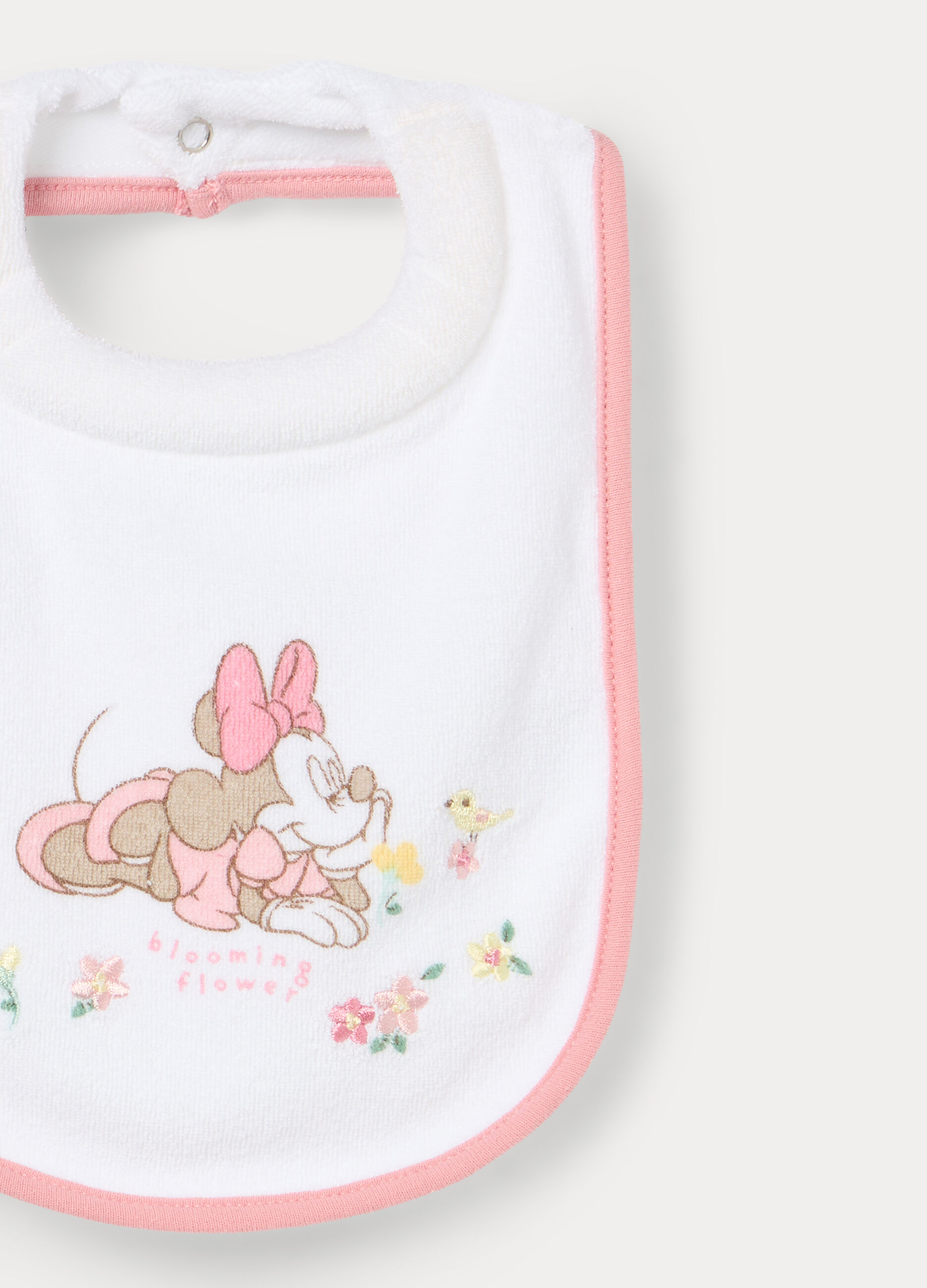 Pack 2 bavaglini Disney in spugna di misto cotone neonata_1