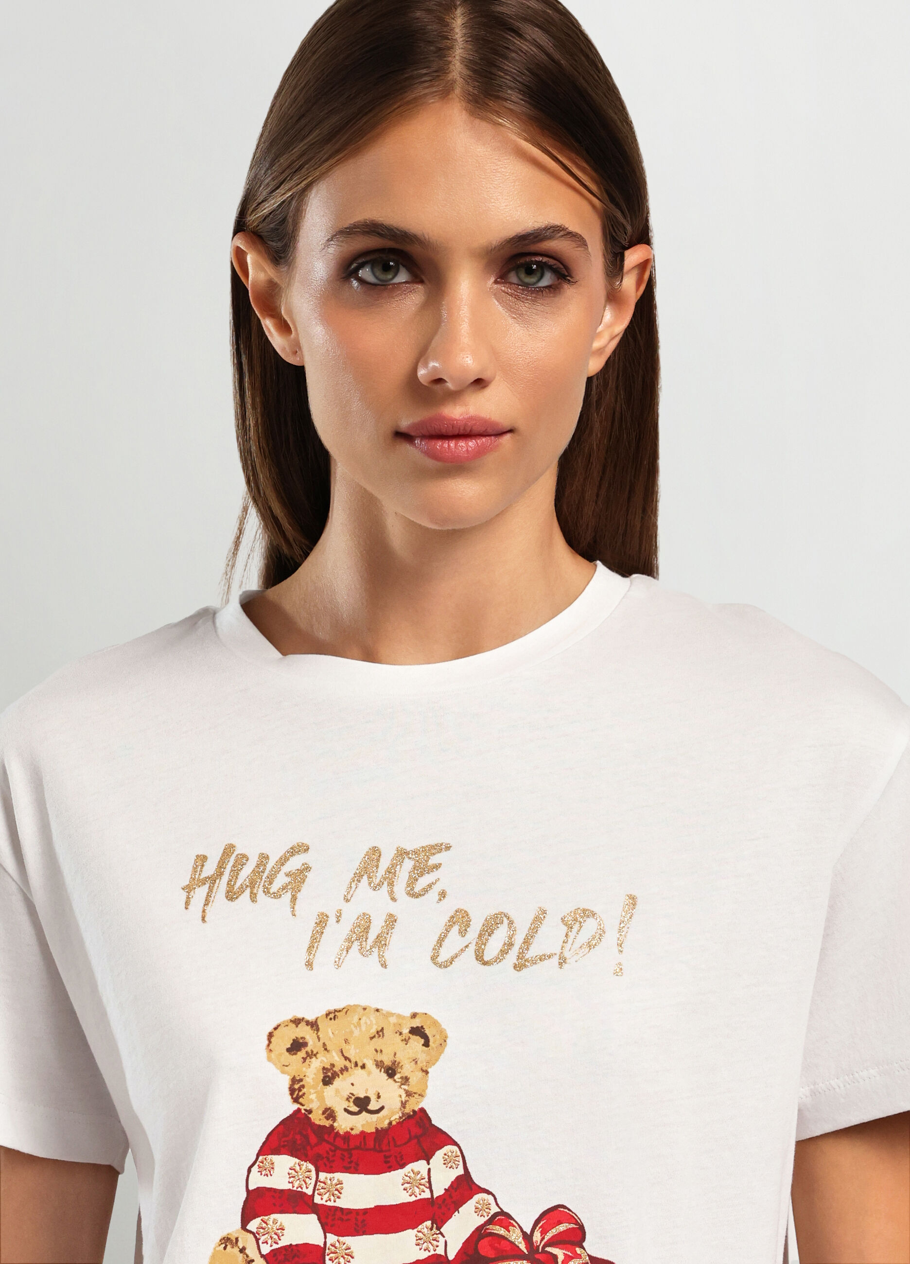T-shirt in puro cotone donna_2
