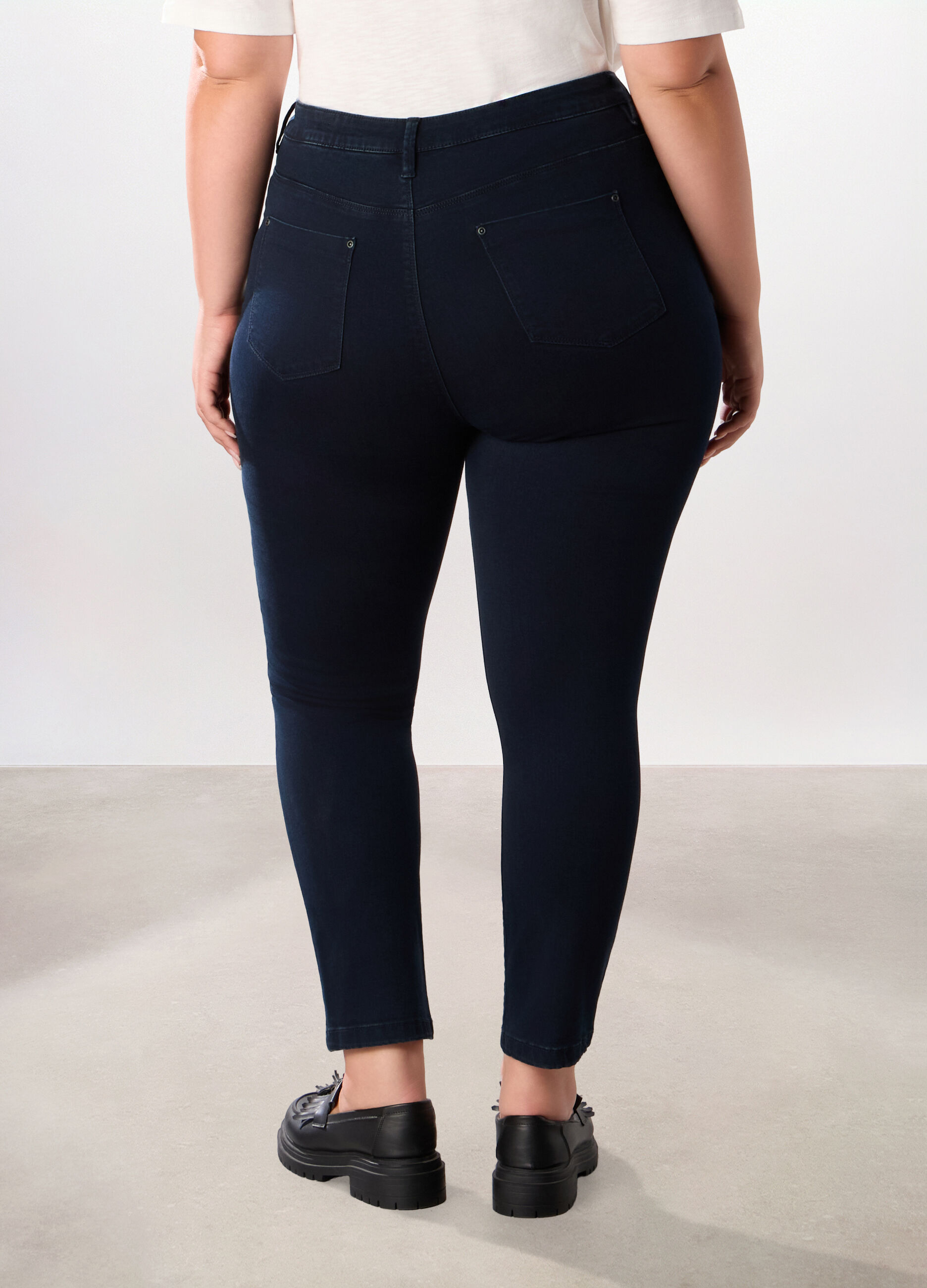 Jeans skinny fit in denim stretch donna curvy_1