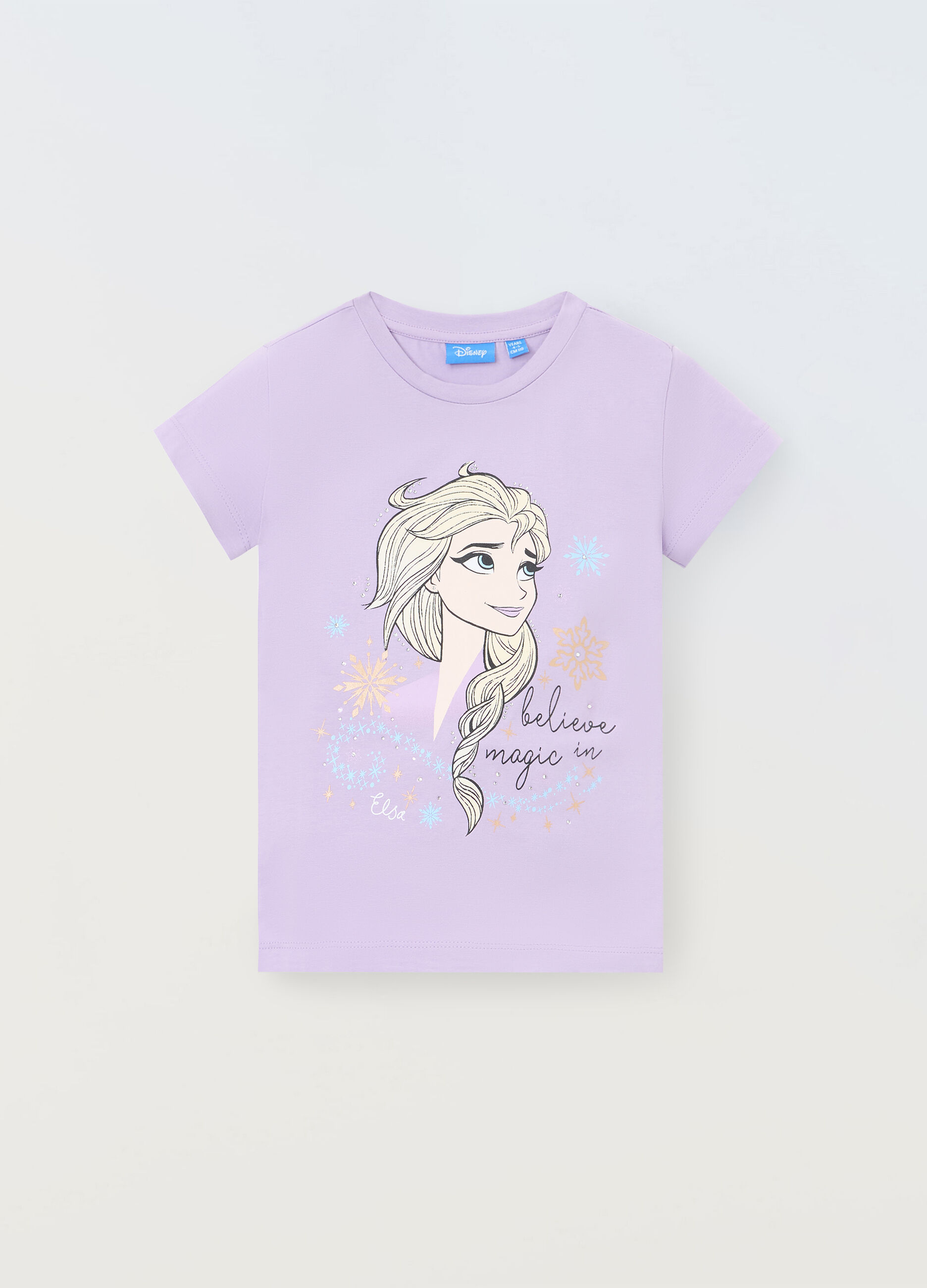 T-shirt in cotone stretch bambina_0
