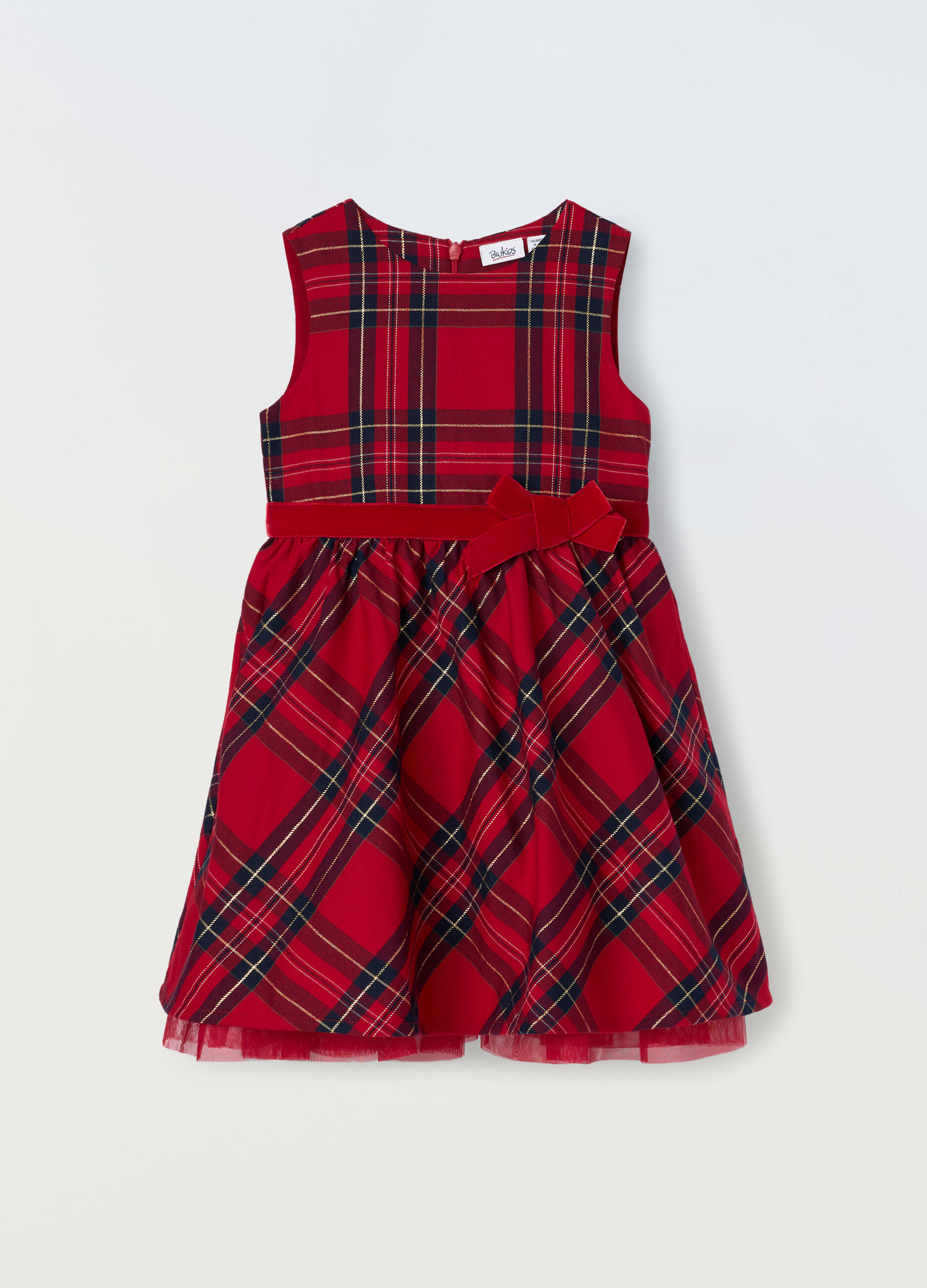 Vestito in twill bambina_0
