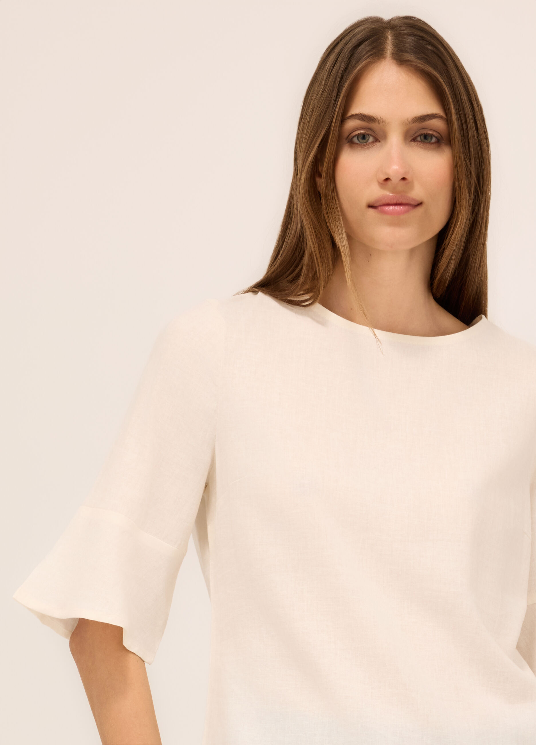 Blusa misto lino donna_2