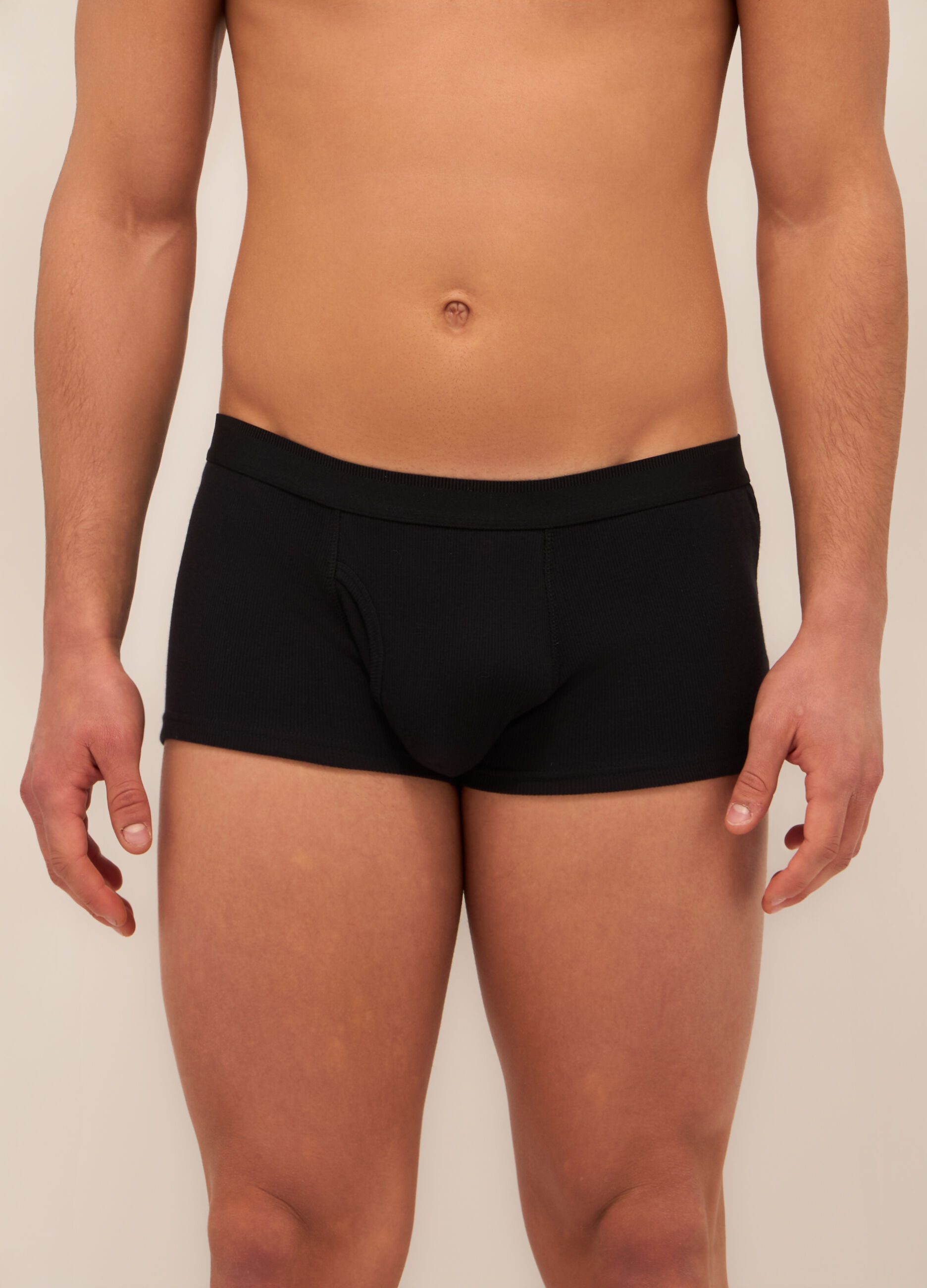 Boxer in cotone stretch a costine uomo