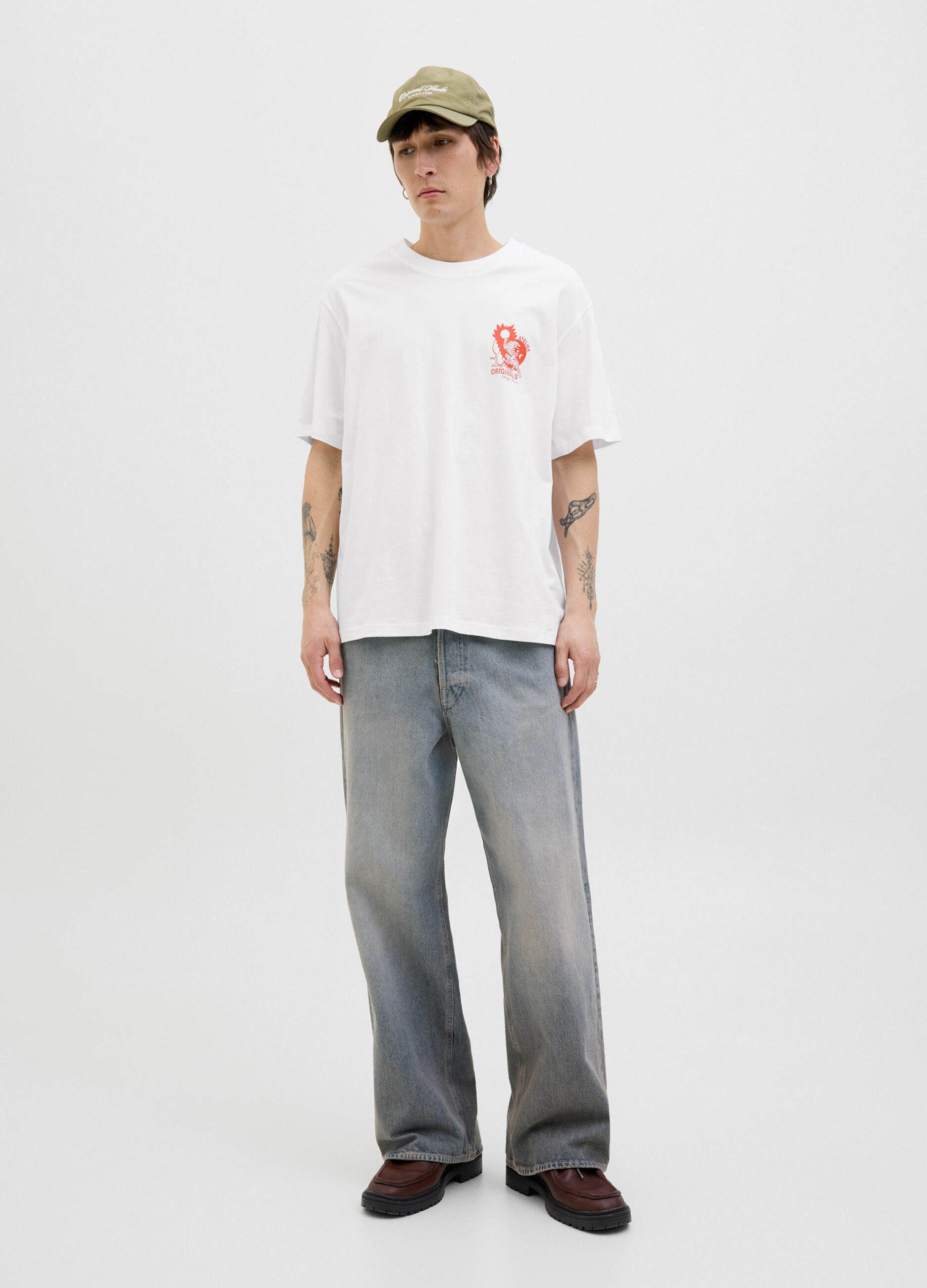 T-shirt girocollo loose fit uomo_0