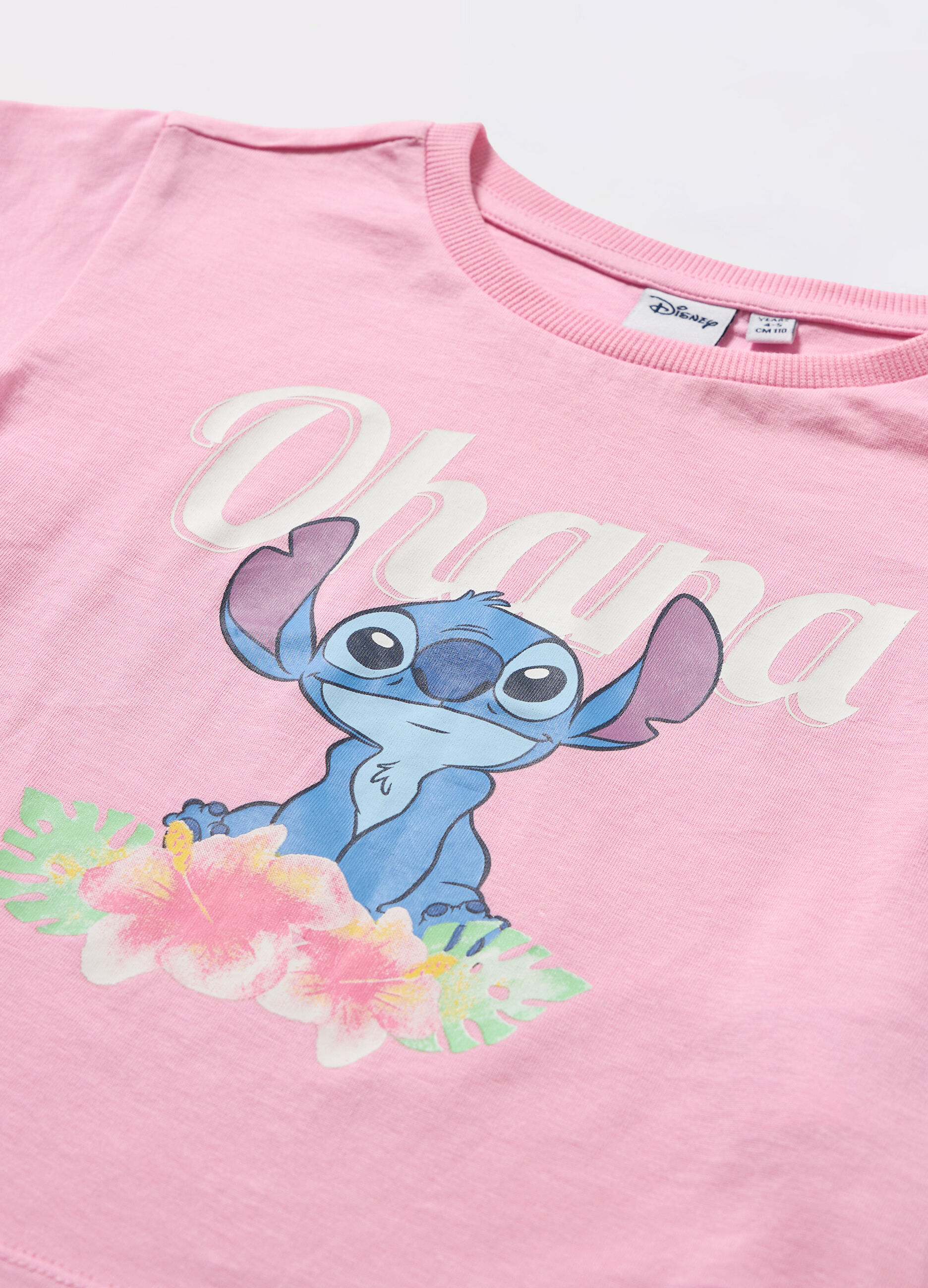 T-shirt Stitch in puro cotone bambina