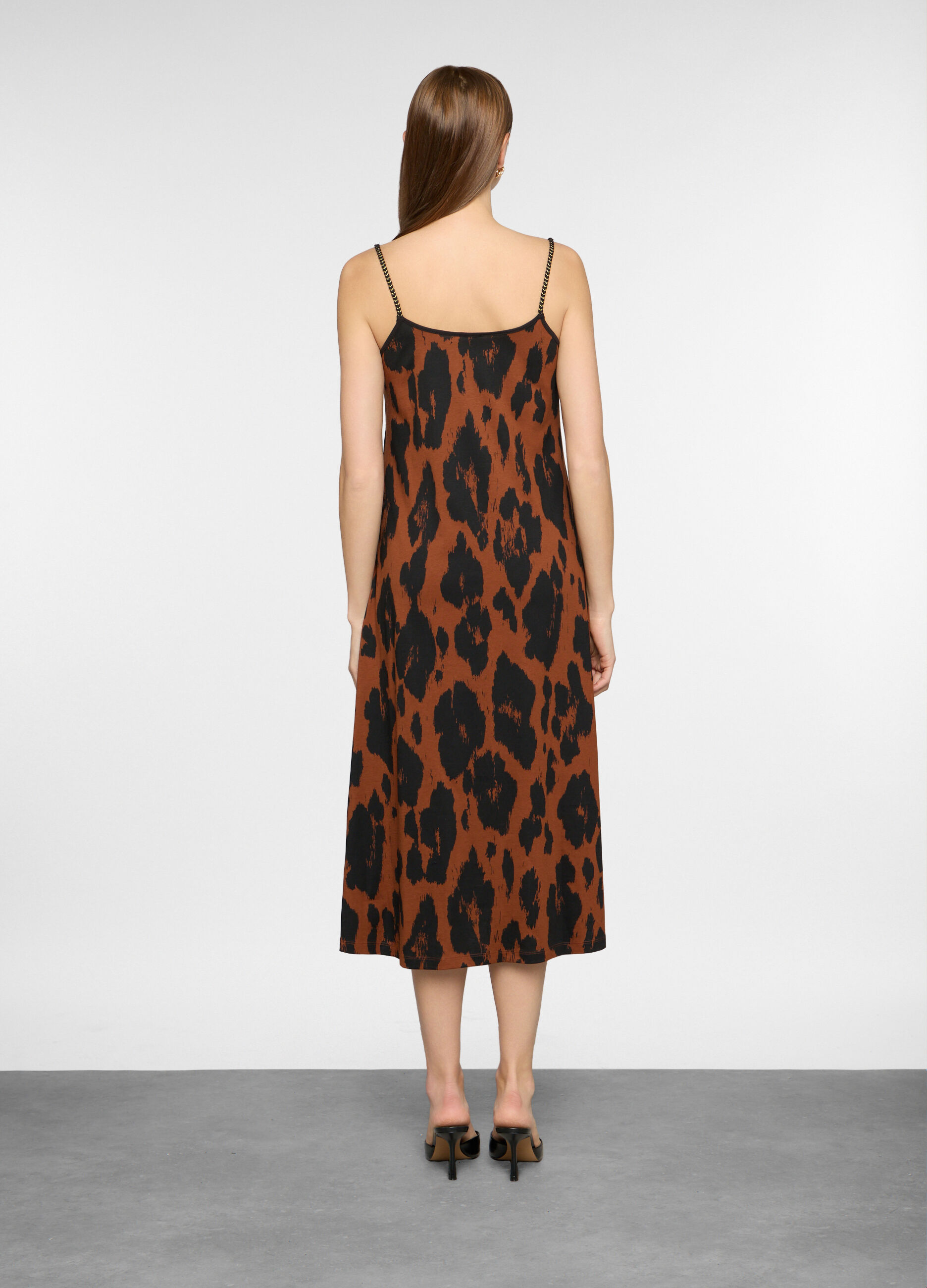 Abito lungo in jersey donna_1