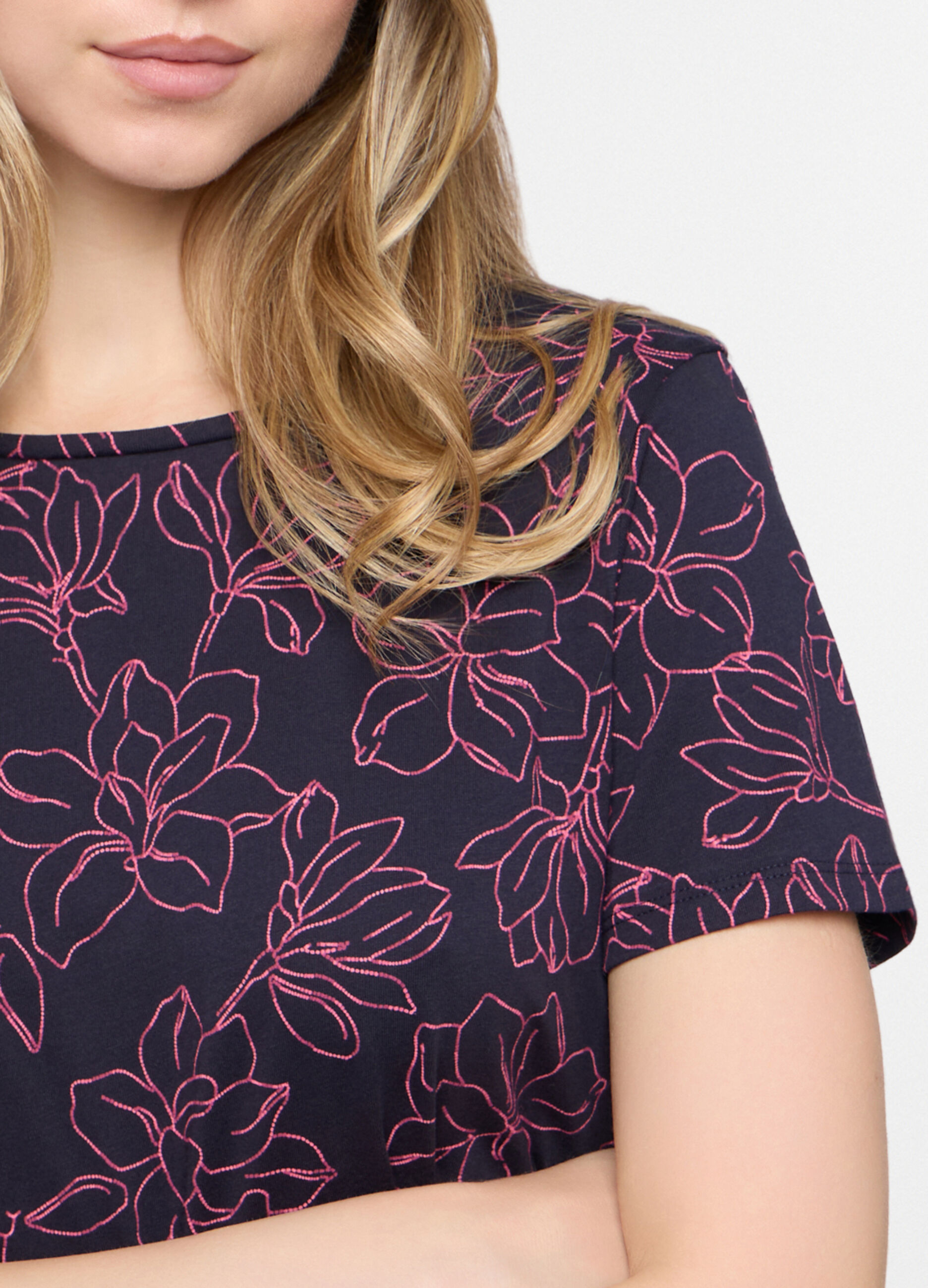 T-shirt girocollo donna_2