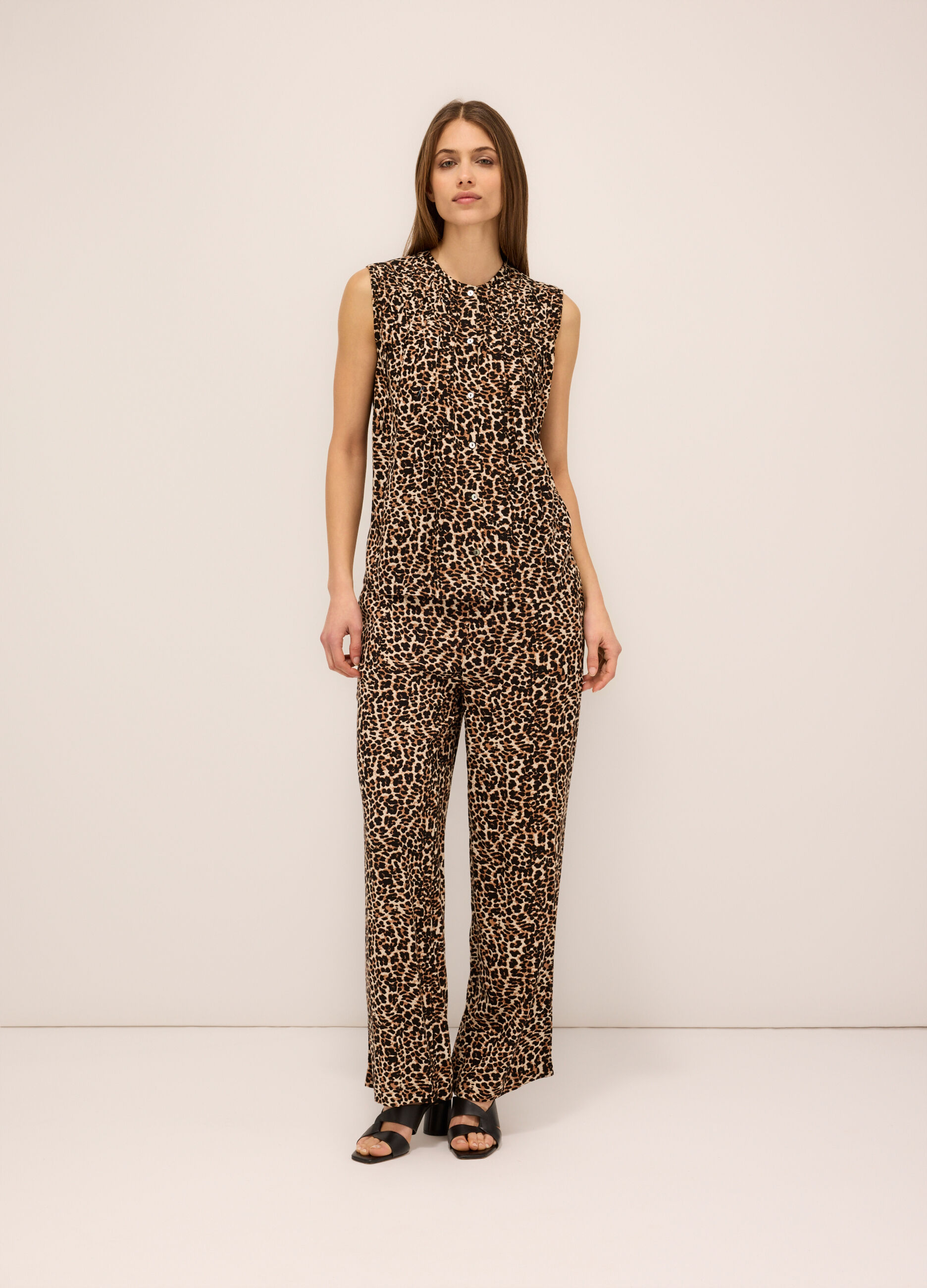 Pantaloni in pura viscosa donna_0