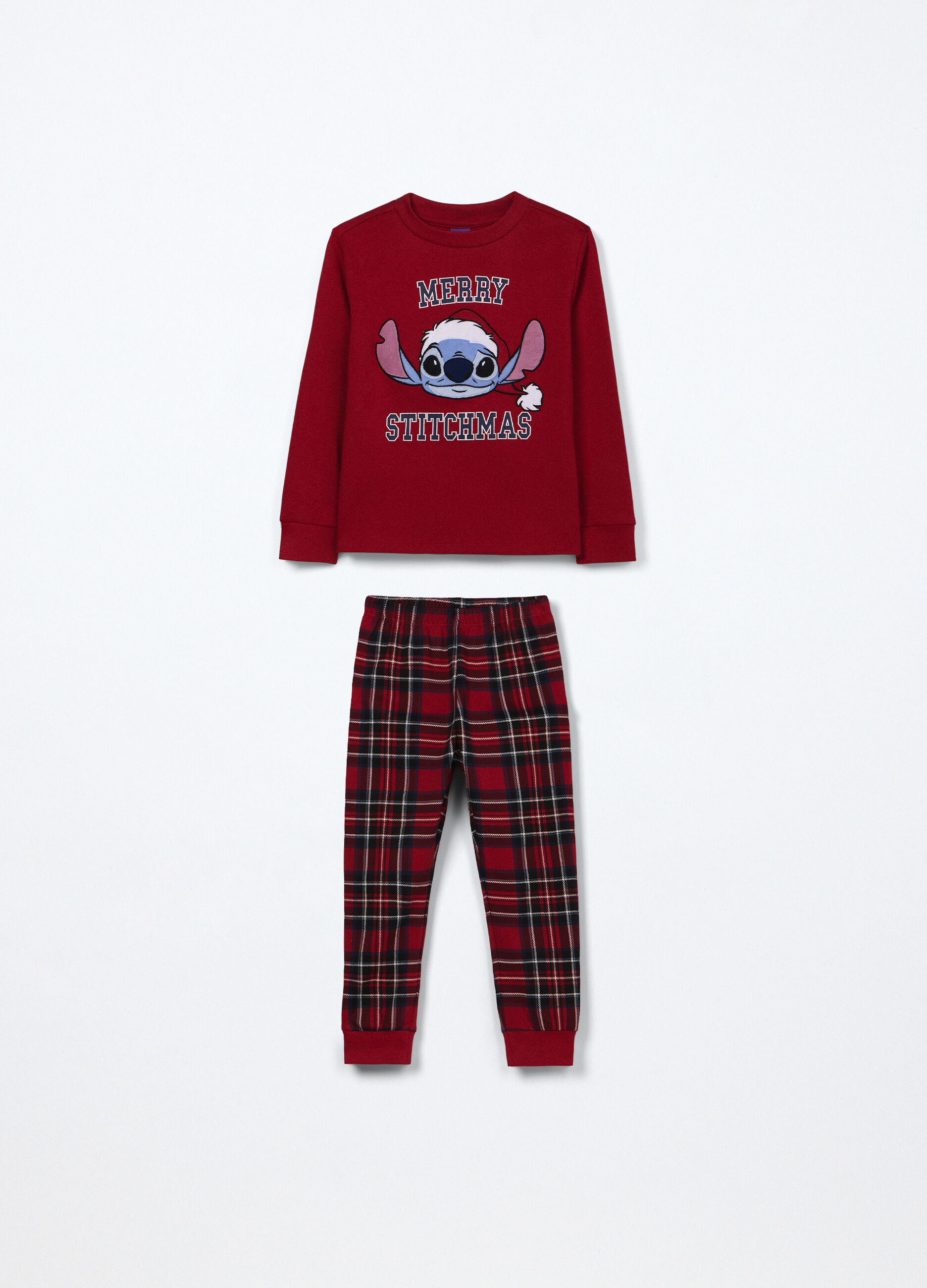 Pigiama lungo in interlock di puro cotone ragazzo_0