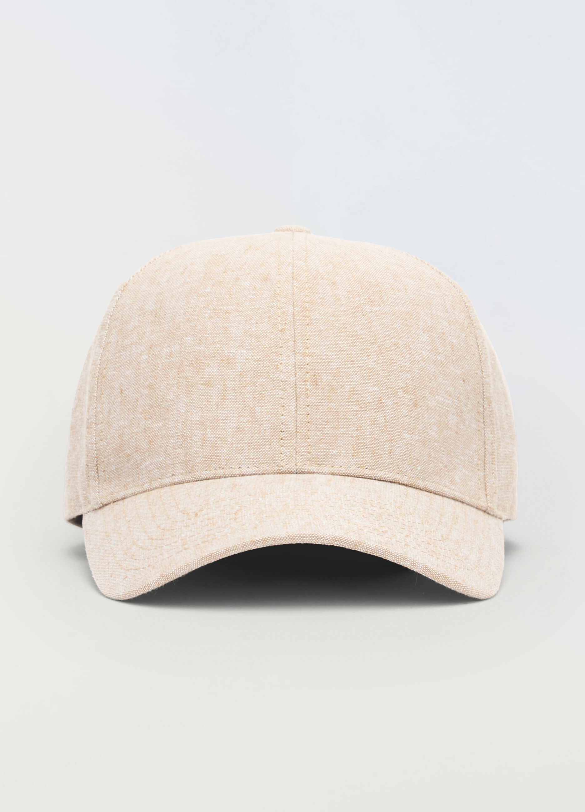 Cappello baseball in cotone e lino uomo