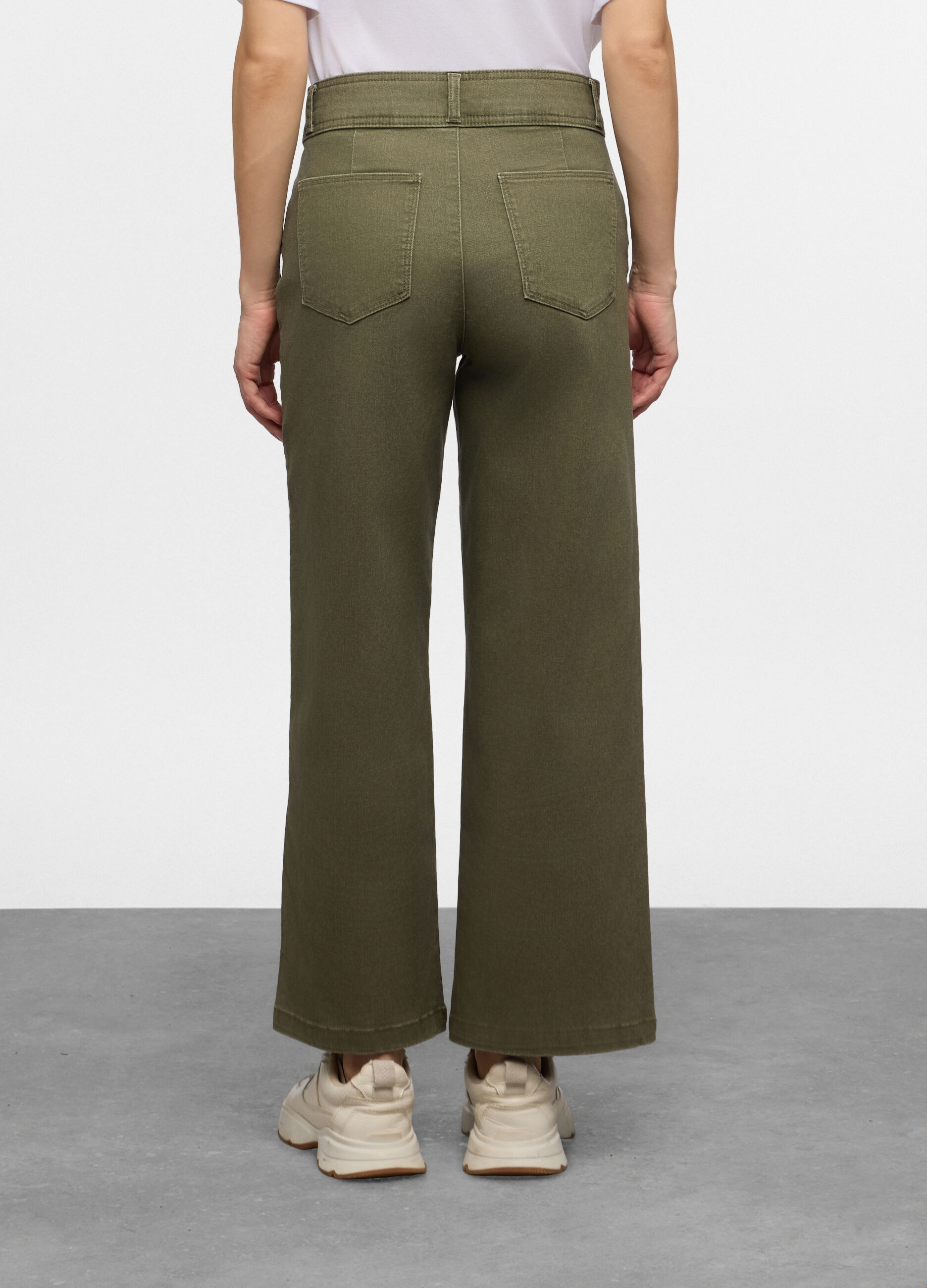 5 Tasche fit Culotte in cotone trattato donna_2