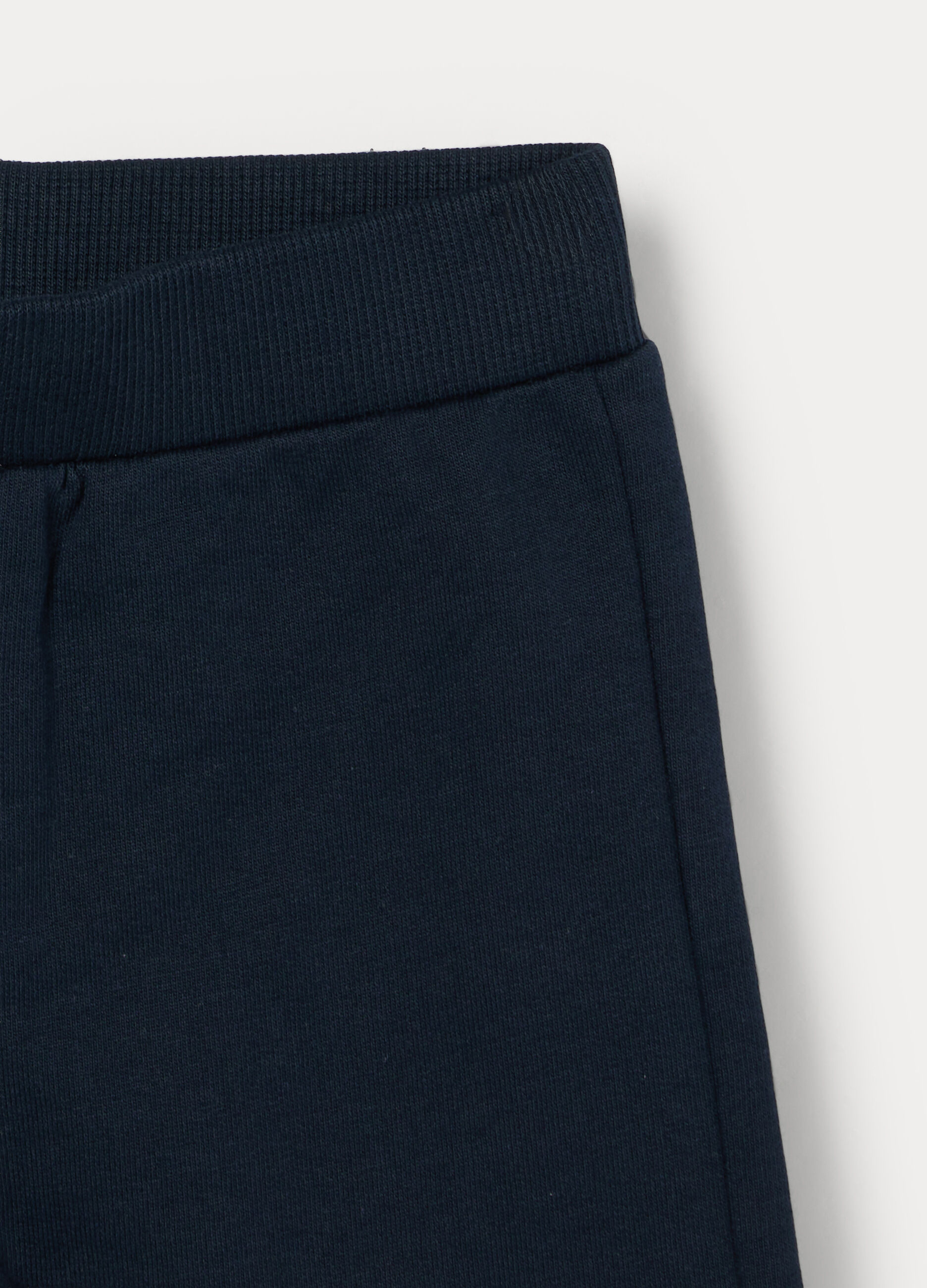 Jogging set in french terry di puro cotone neonato_3