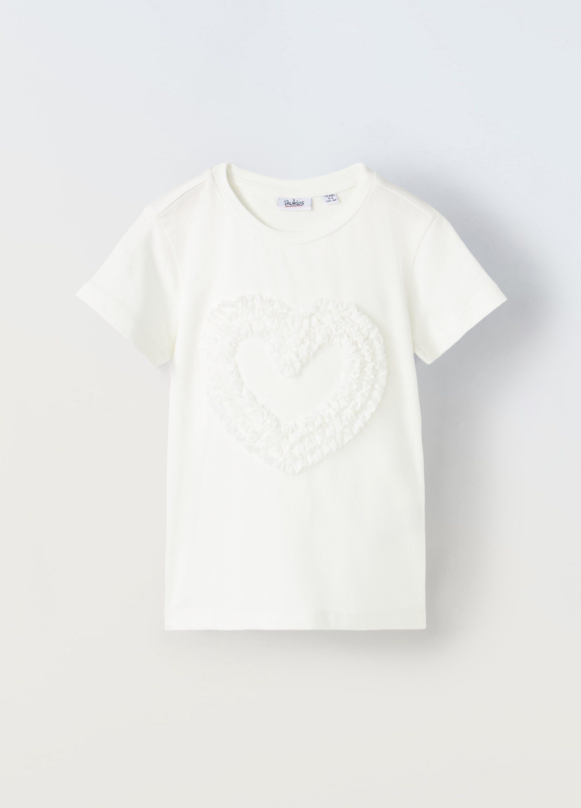 T-shirt in cotone stretch bambina